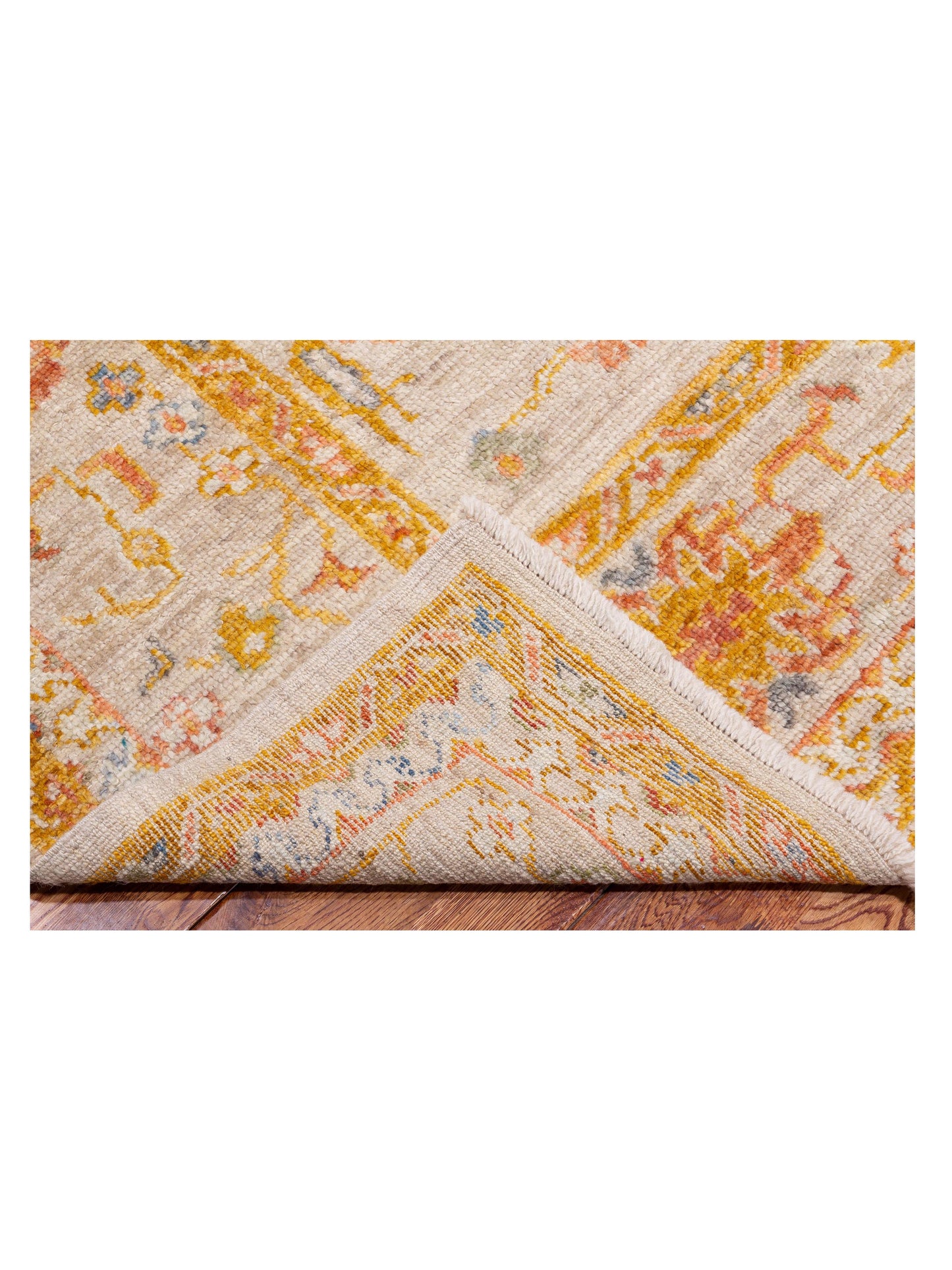 Angora Oushak 129873 Silver Silver 8.9x11 Hand Knotted Rug