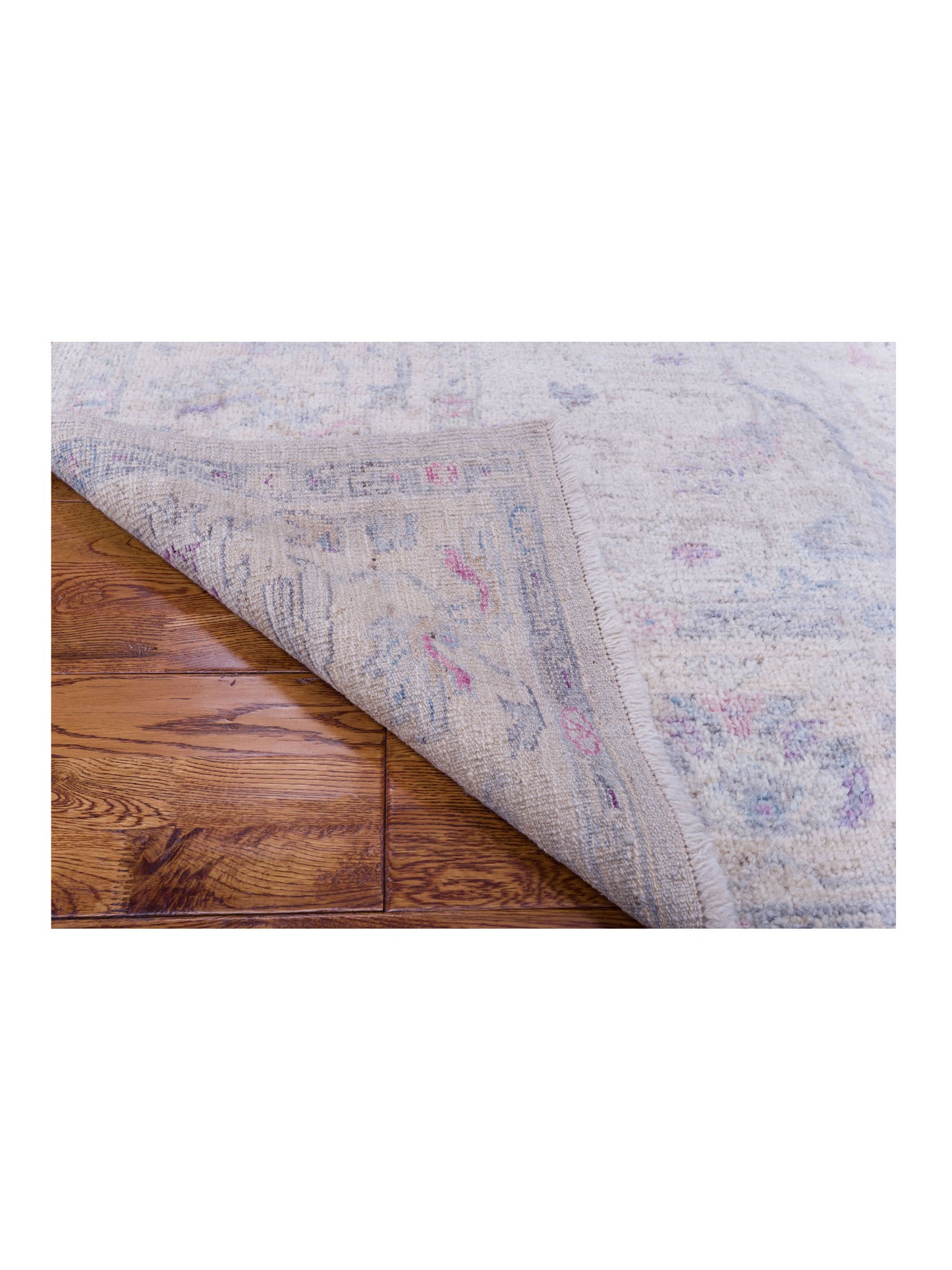 Angora Oushak 129875 Gray Ivory 8.3x9.10 Hand Knotted Rug