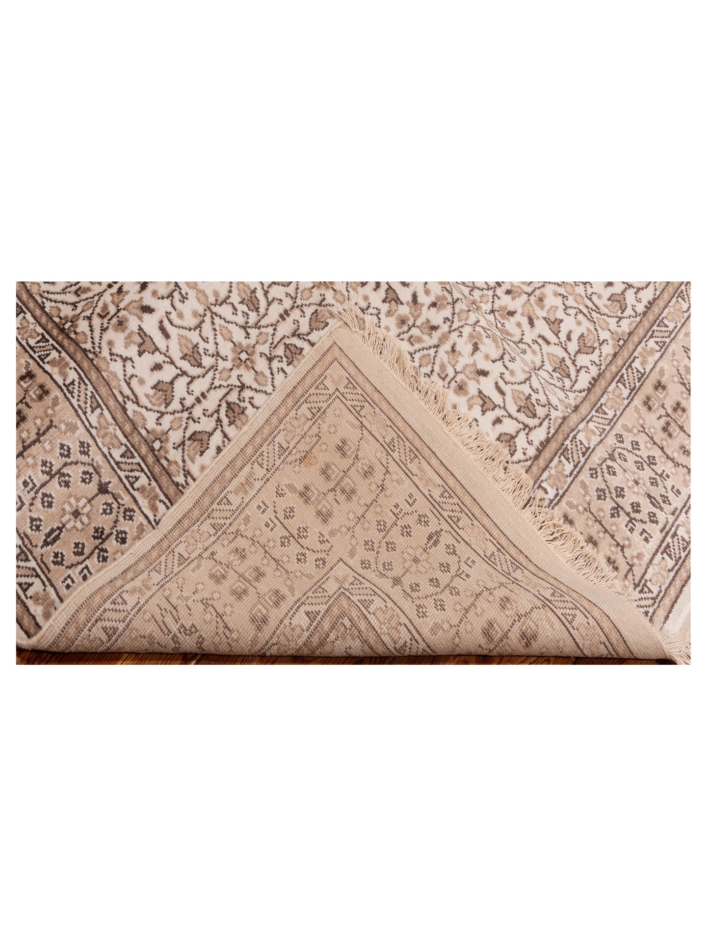 Kayseri 129906 Ivory Beige 5.7x7.9 Hand Knotted Rug