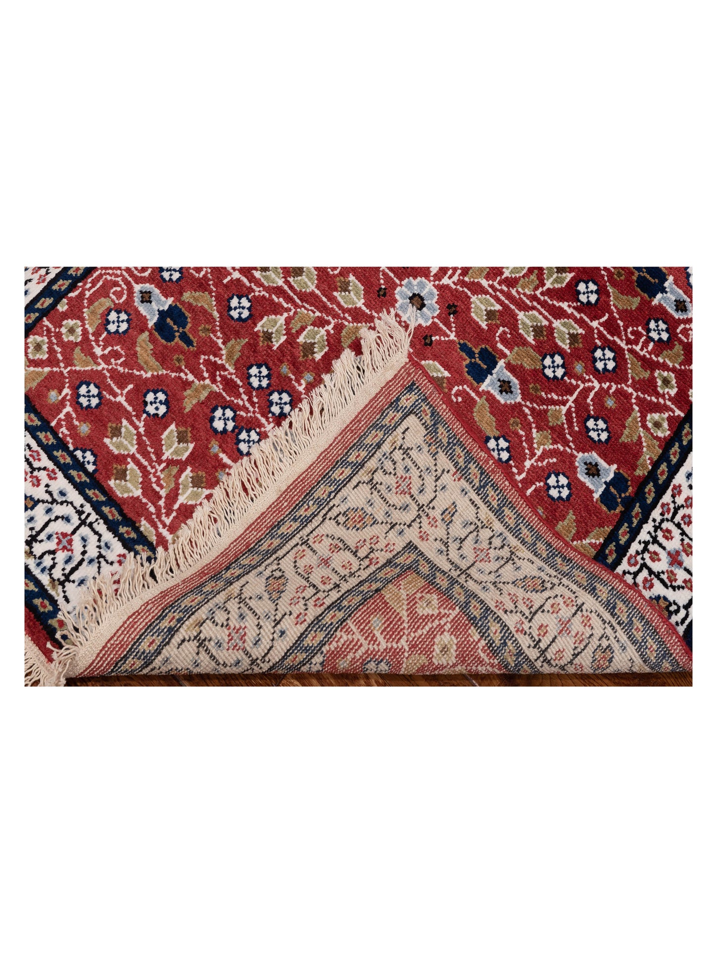 Kayseri 129955 Red Ivory 3x4.11 Hand Knotted Rug