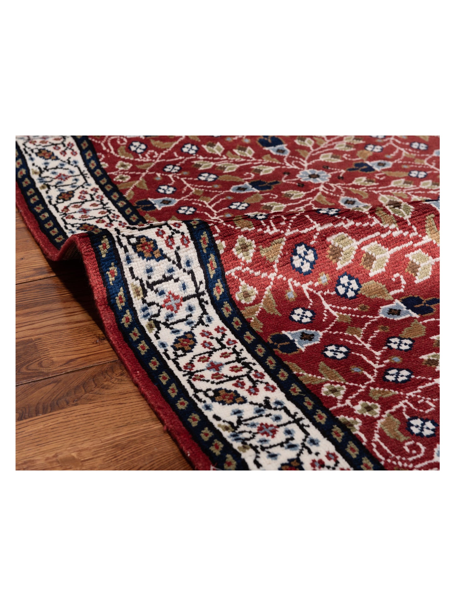 Kayseri 129955 Red Ivory 3x4.11 Hand Knotted Rug