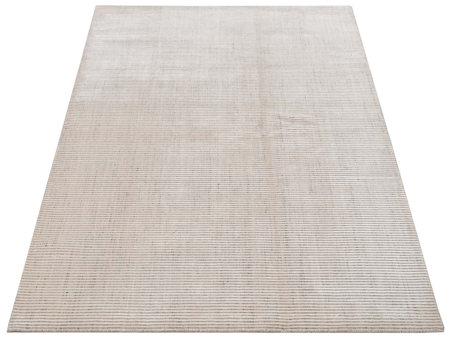 Himalayan 130064 Ivory Ivory 5.1x8.1 Hand Knotted Rug