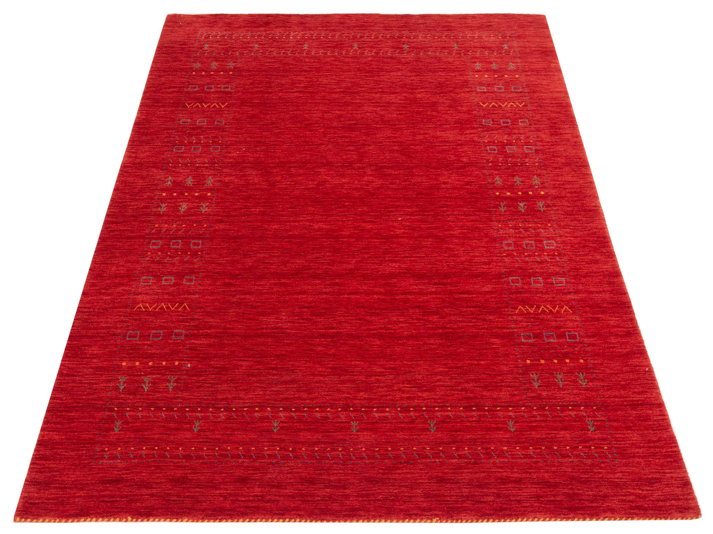 Himalayan 130072 Red 5.1x7.10 Hand Knotted Rug