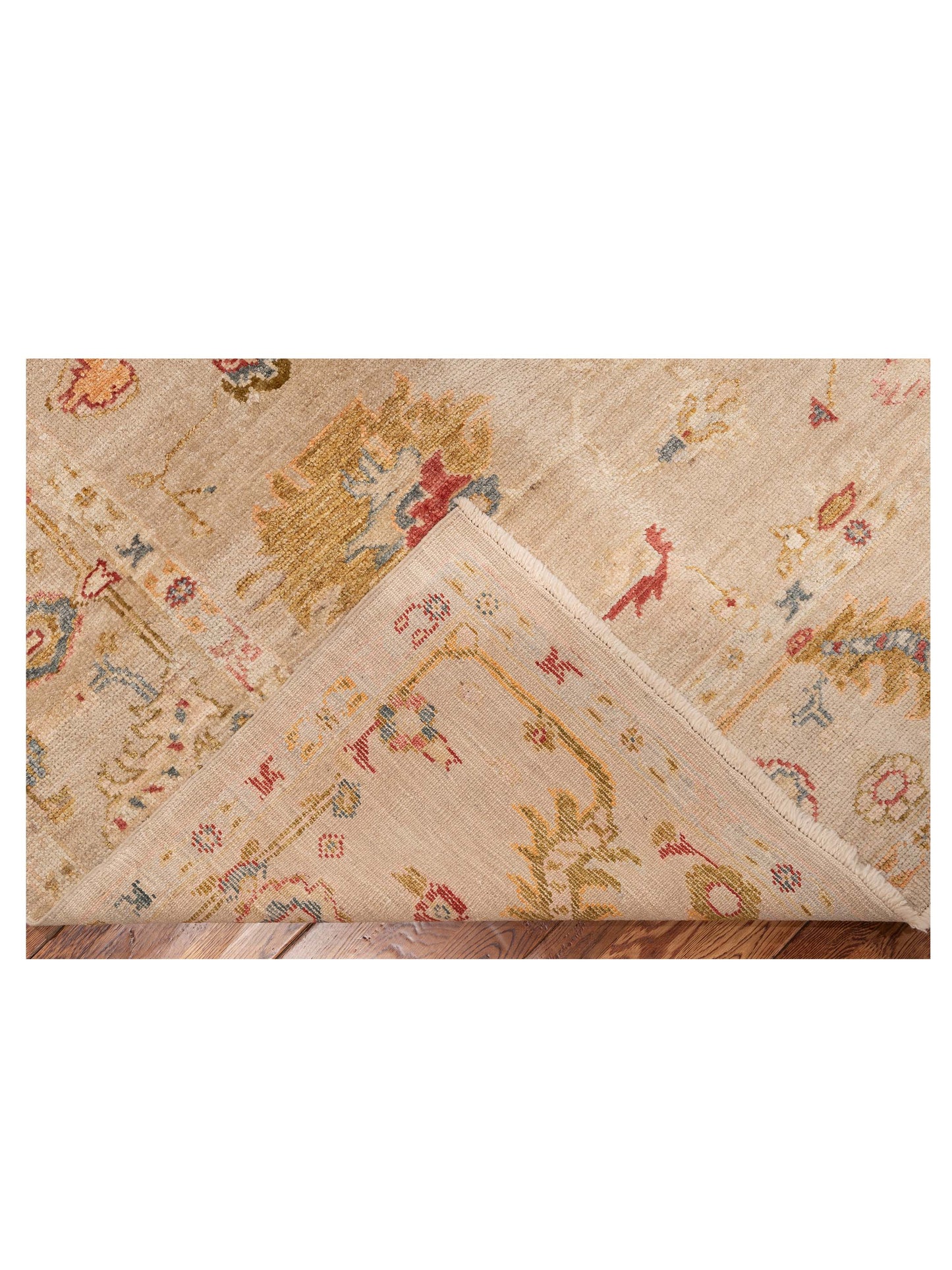 Angora Oushak 130170 Silver Silver 8.3x9.10 Hand Knotted Rug