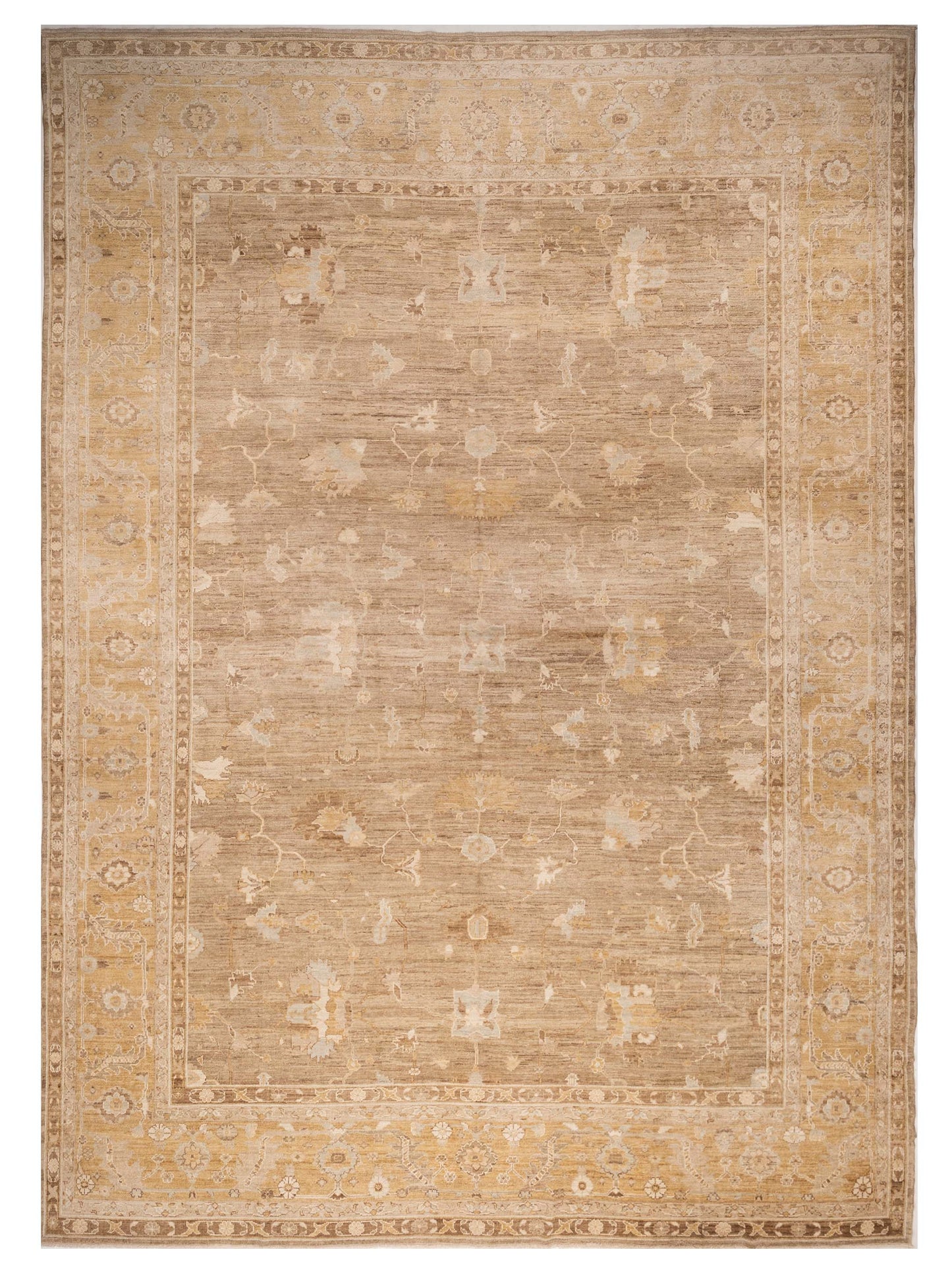 Anadol Angora Oushak Green Gold Traditional