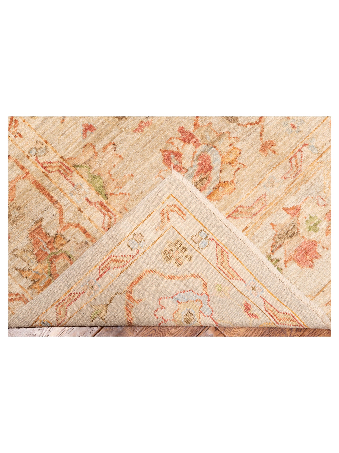 Angora Oushak 130295 Silver Silver 8.4x10.4 Hand Knotted Rug