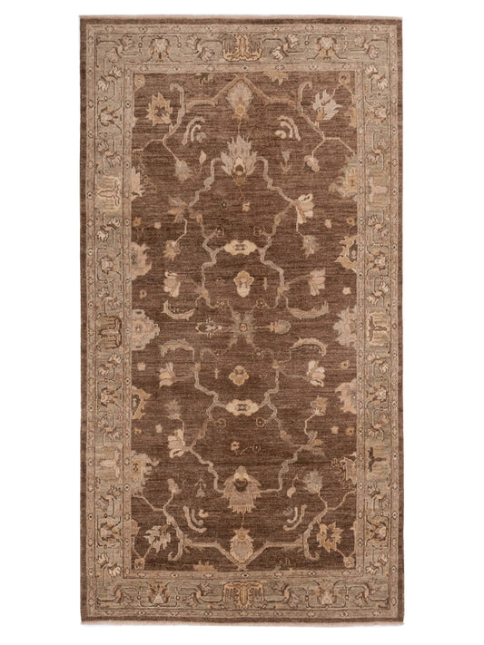 Anadol Angora Oushak  Brown Green Traditional