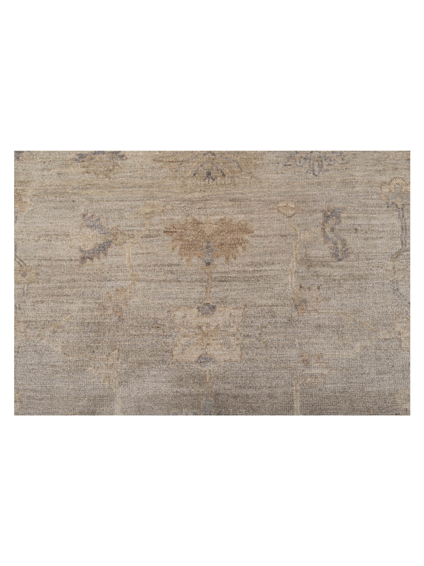 Angora Oushak 130310 Gray Dark Gray 8.4x10.7 Hand Knotted Rug