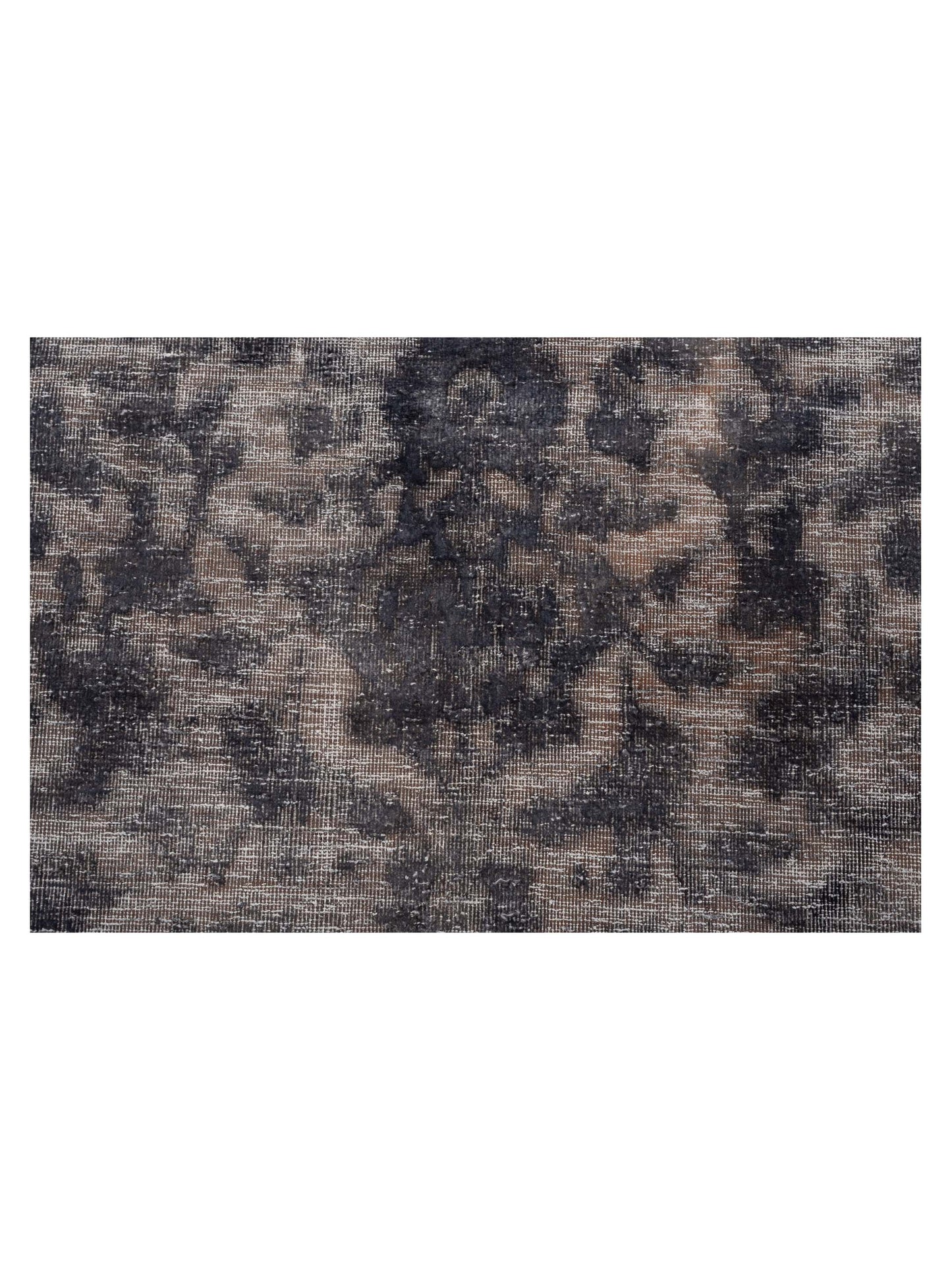 Vintage 130314 Gray 9.7x12.10 Hand Knotted Rug