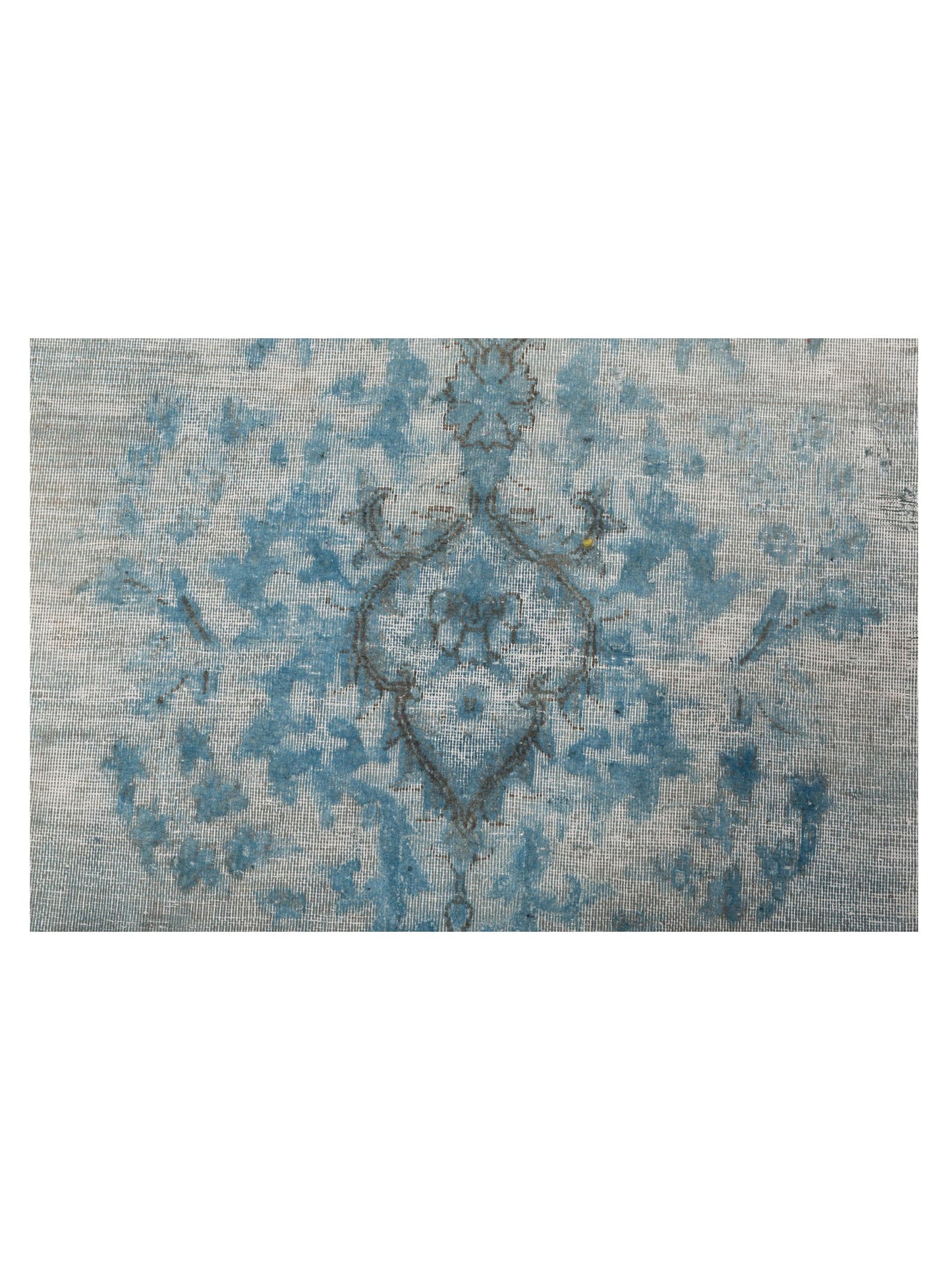 Vintage 130321 Blue 9.9x15.2 Hand Knotted Rug