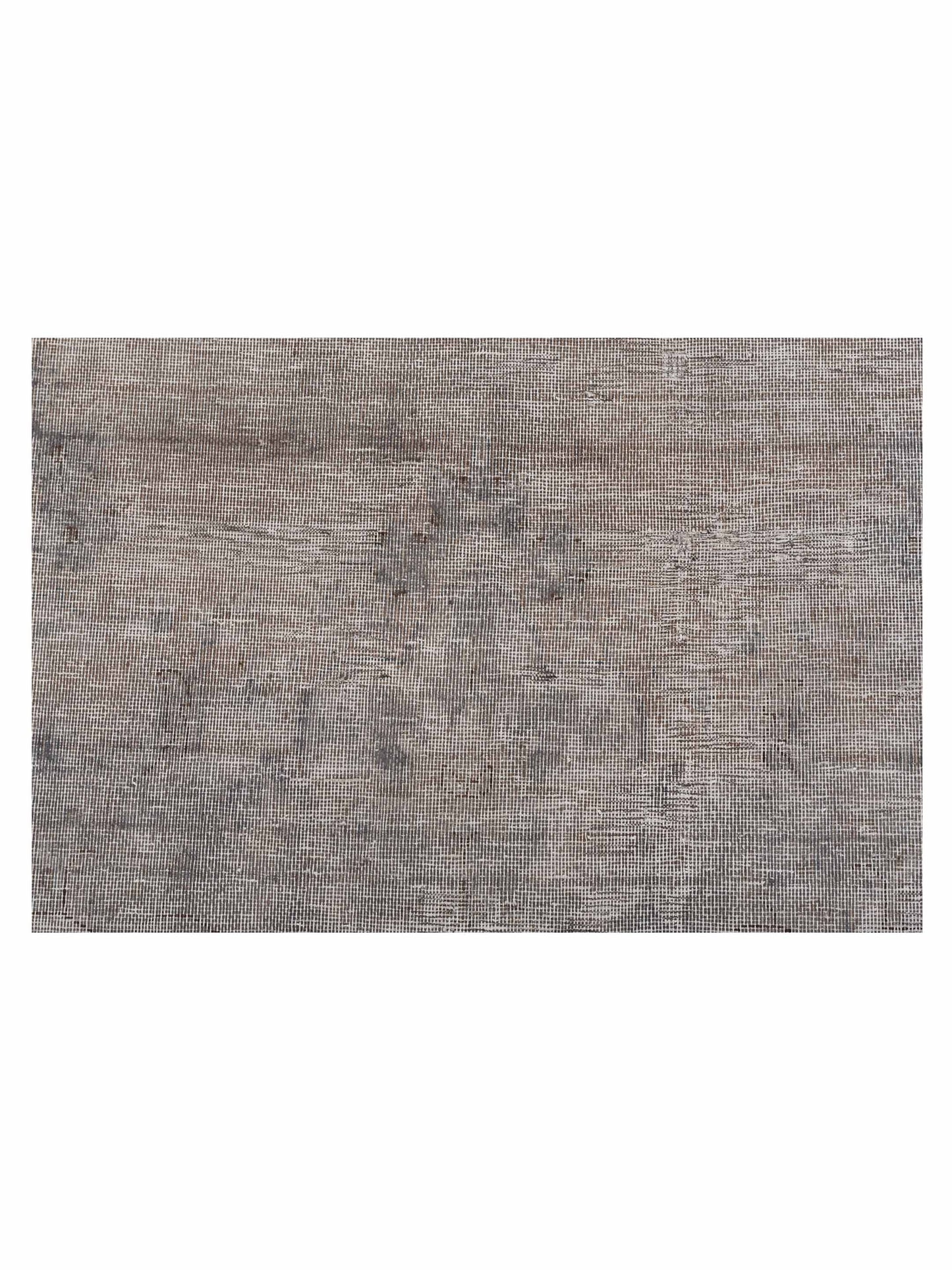 Vintage 130327 Light Gray 10.1x12.10 Hand Knotted Rug