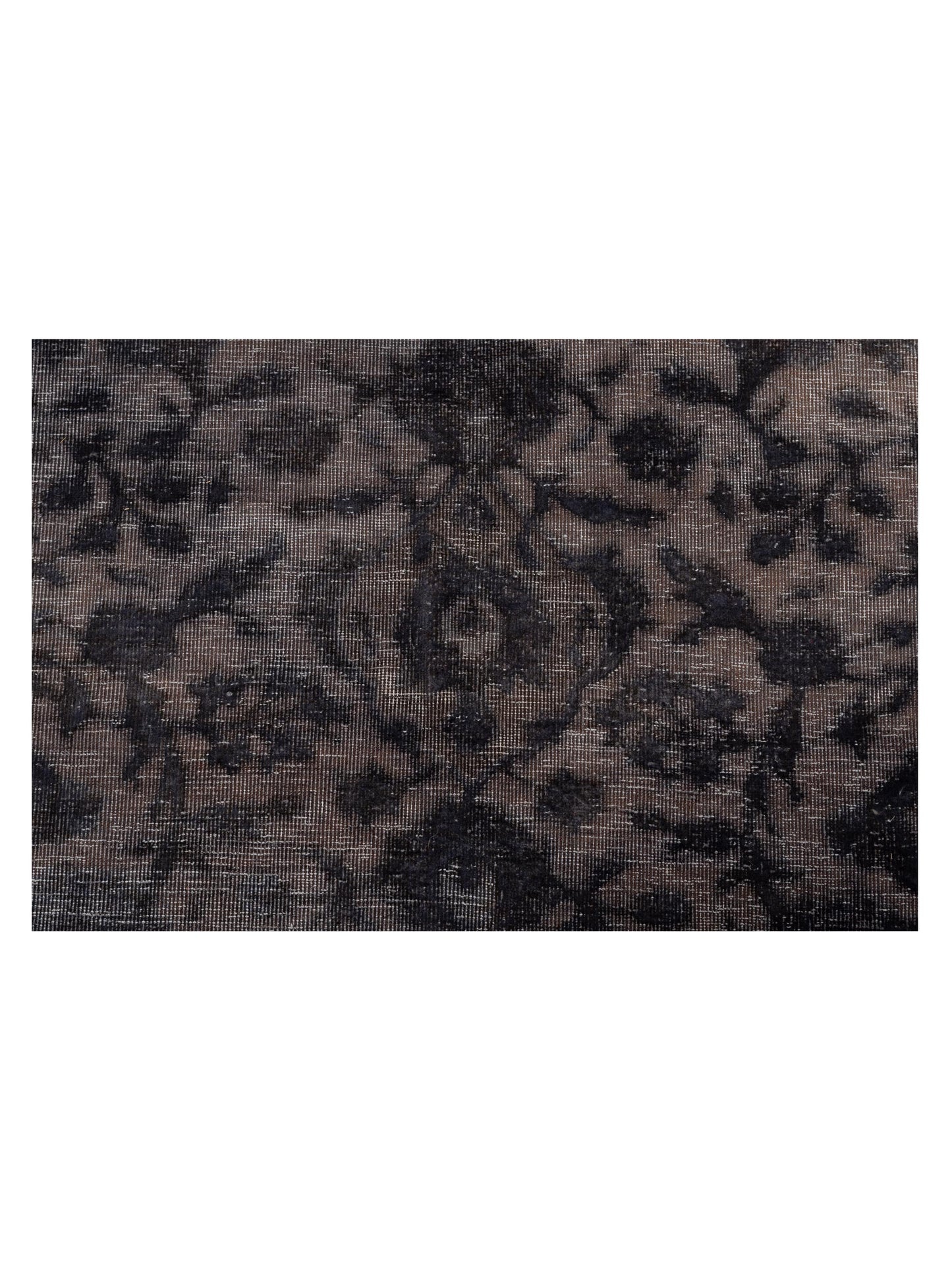 Vintage 130330 Dark Gray 9.10x12.9 Hand Knotted Rug