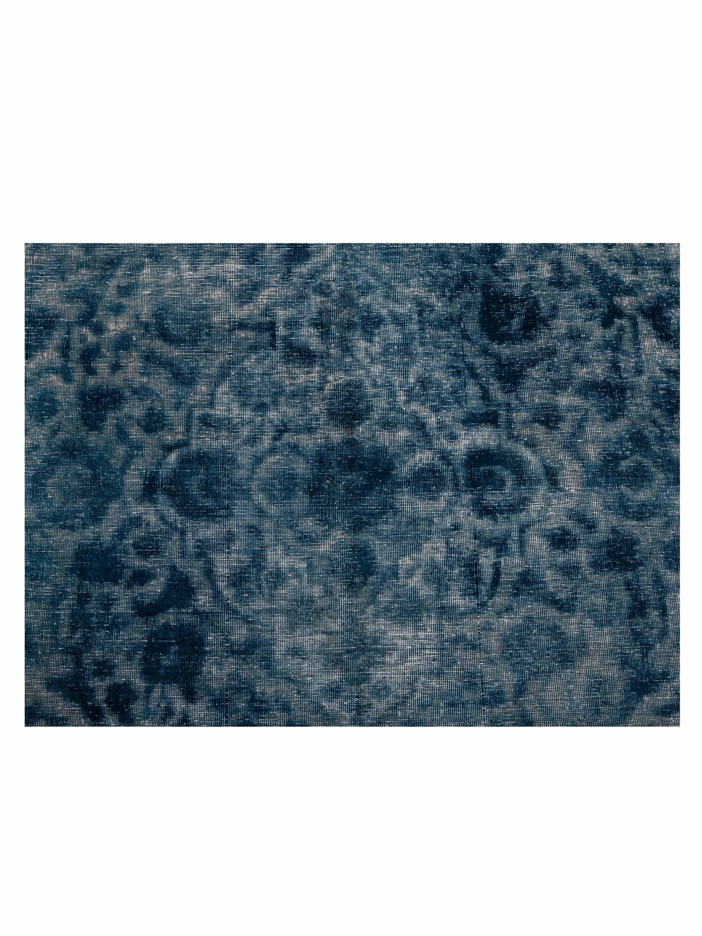Vintage 130336 Indigo 9.4x13.4 Hand Knotted Rug