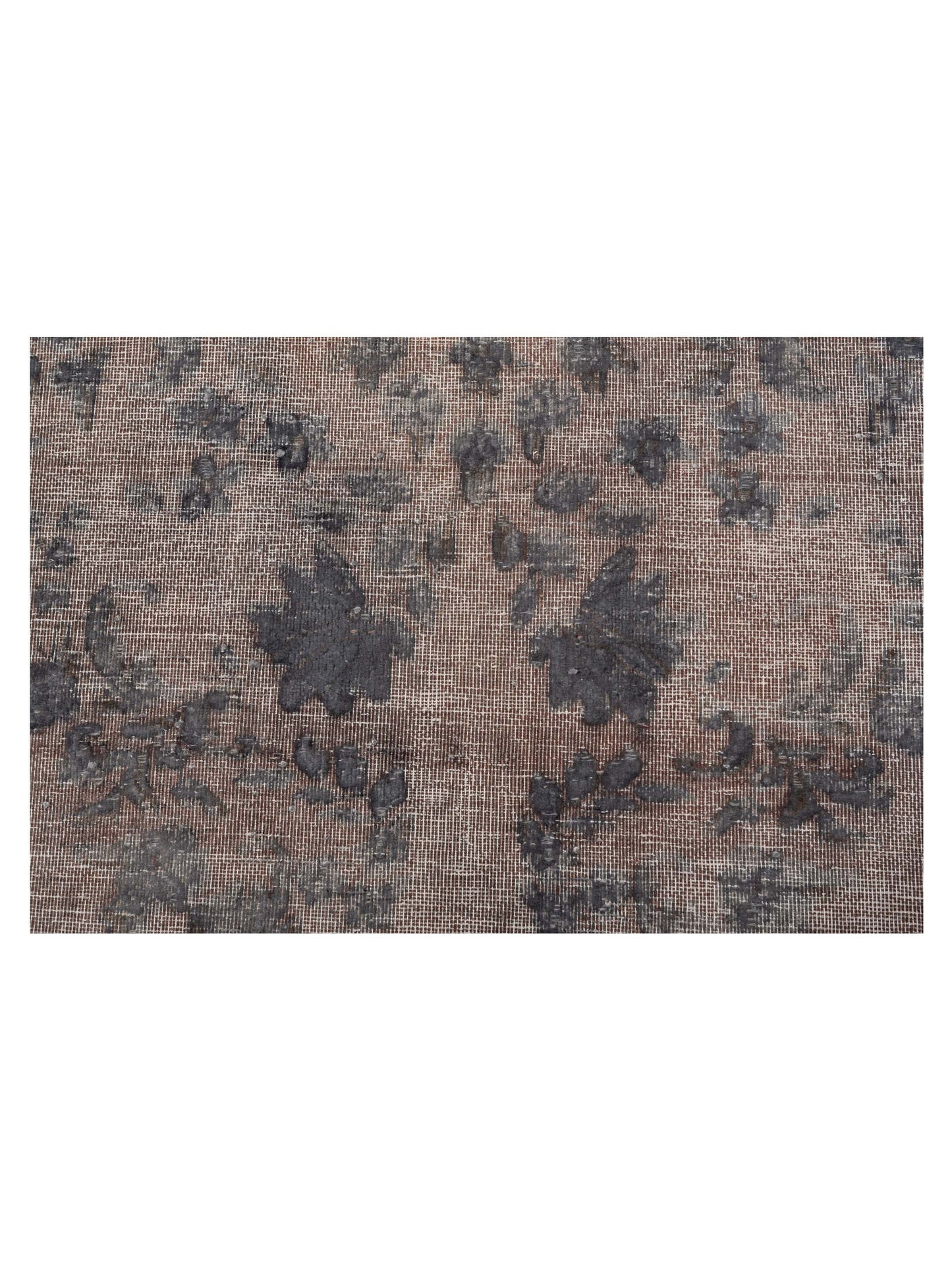 Vintage 130339 Gray 9.6x12.6 Hand Knotted Rug