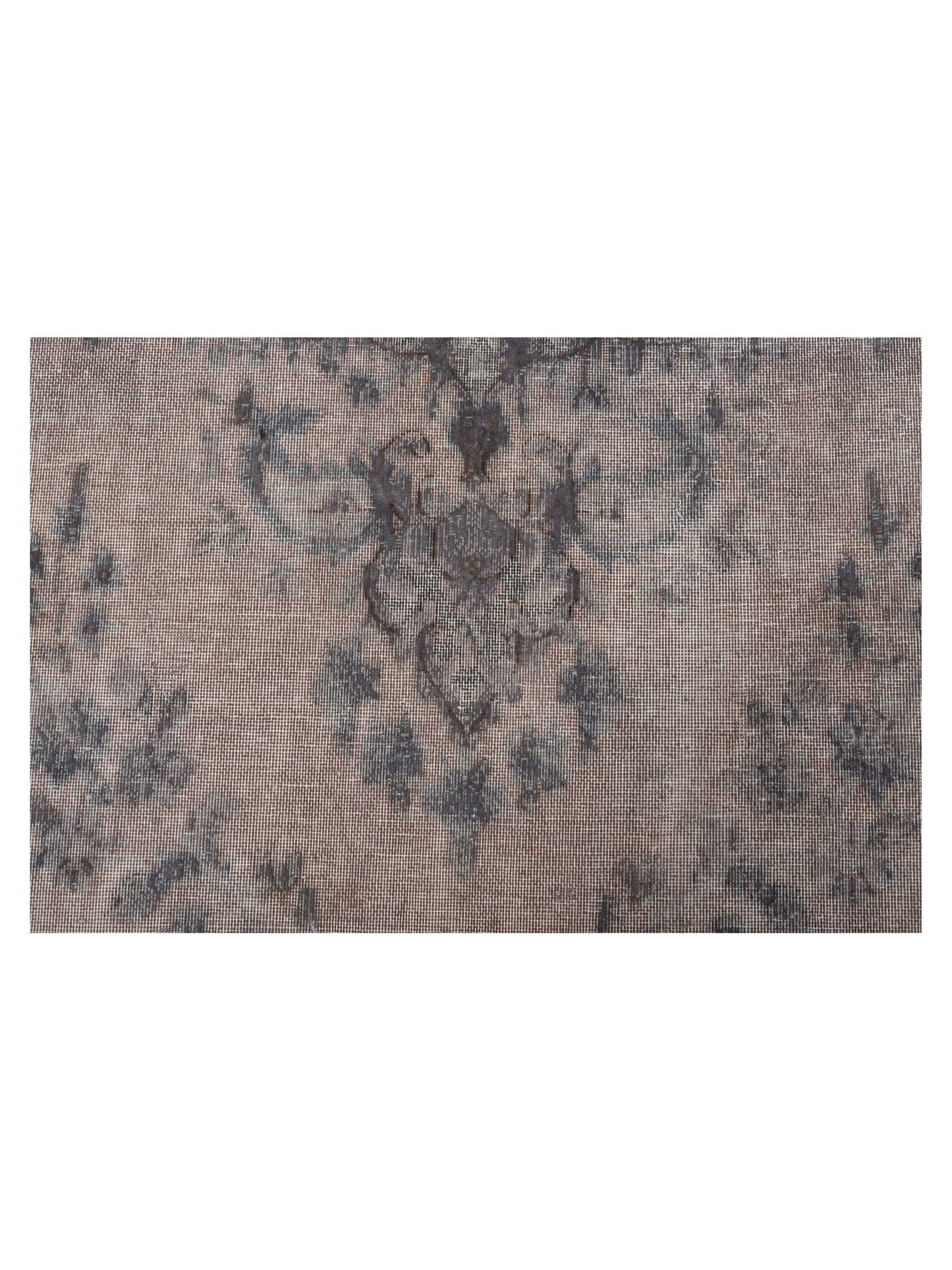 Vintage 130343 Gray 9.9x13.1 Hand Knotted Rug