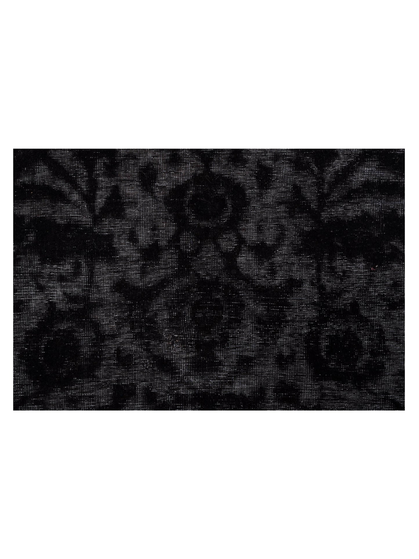 Vintage 130347 Black 9.8x12.9 Hand Knotted Rug