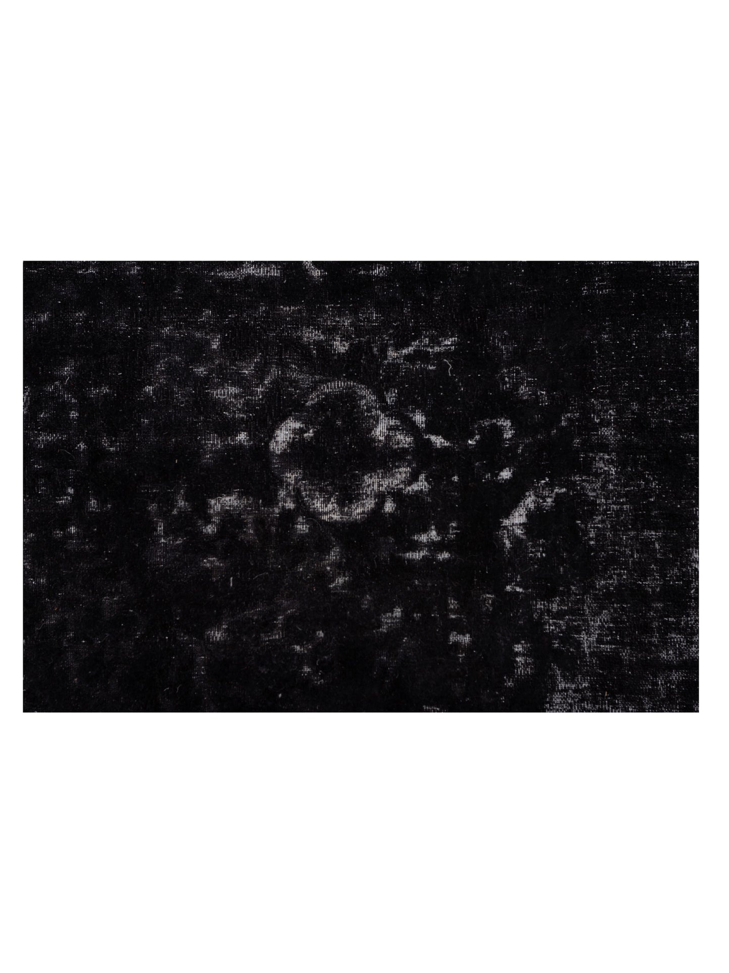 Vintage 130349 Black 11.5x16.9 Hand Knotted Rug