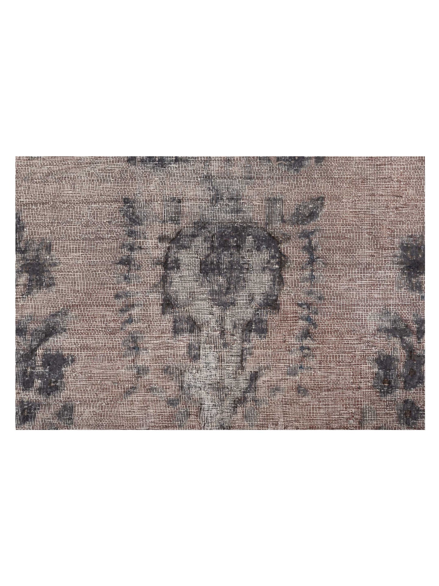Vintage 130356 Gray 9.10x13.9 Hand Knotted Rug