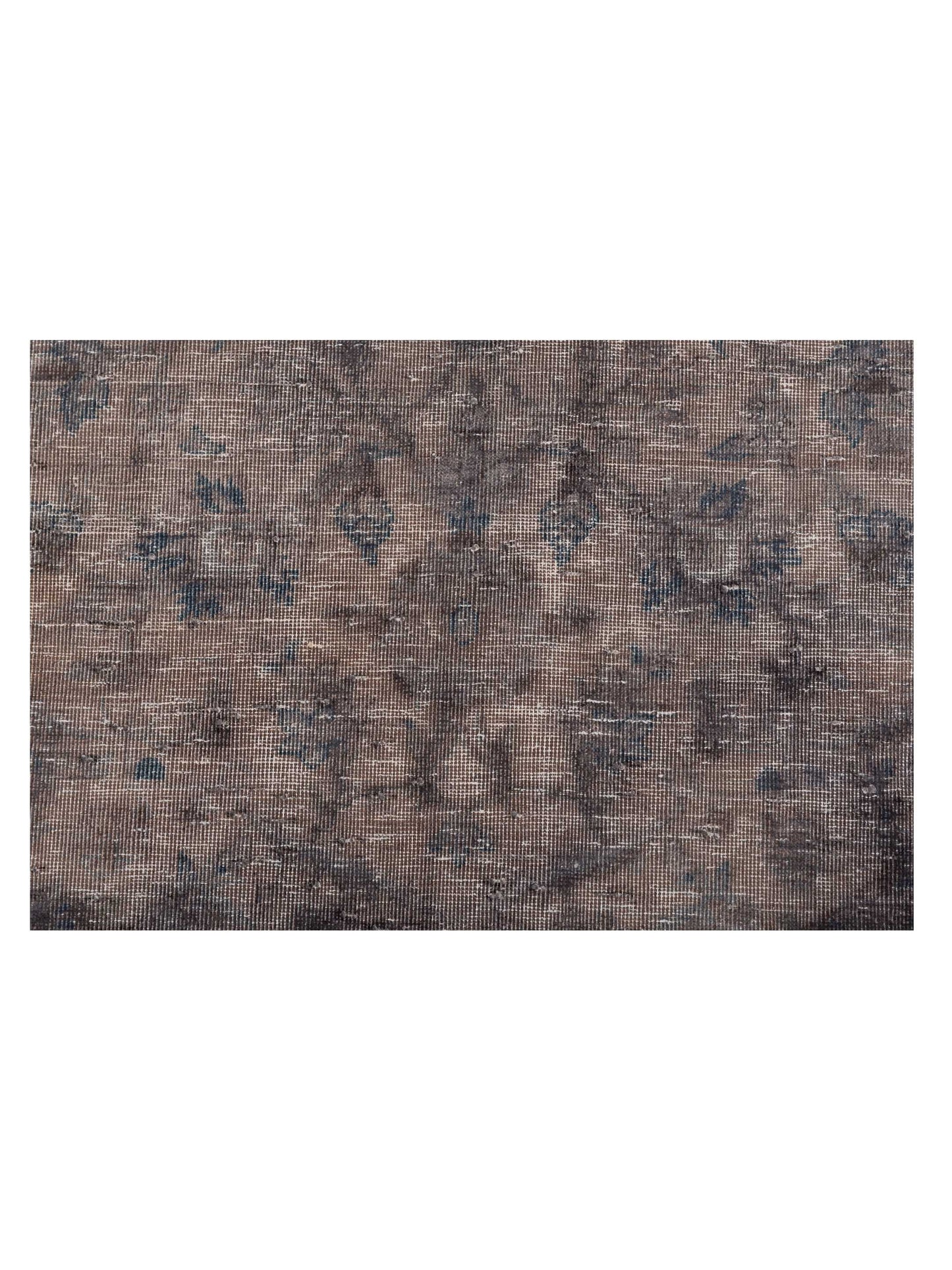 Vintage 130360 Dark Gray 10x13.2 Hand Knotted Rug