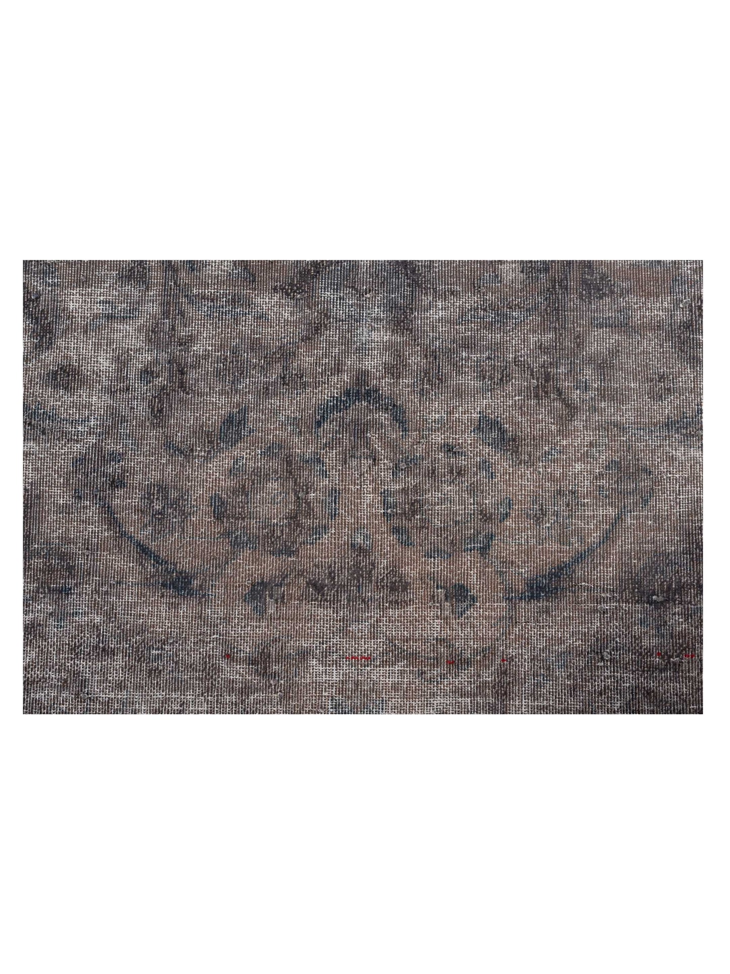 Vintage 130371 Gray 9.1x12.9 Hand Knotted Rug