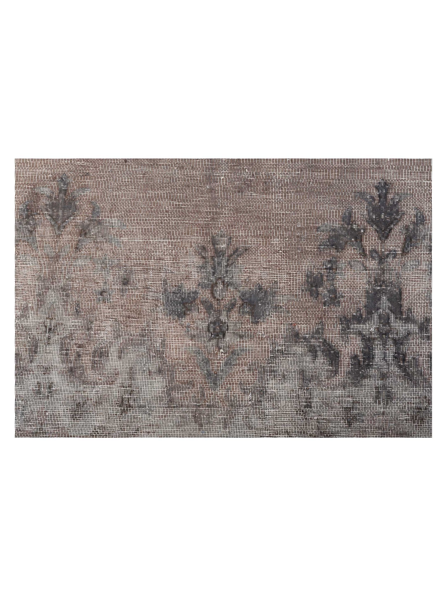 Vintage 130378 Light Gray 9.10x12.10 Hand Knotted Rug