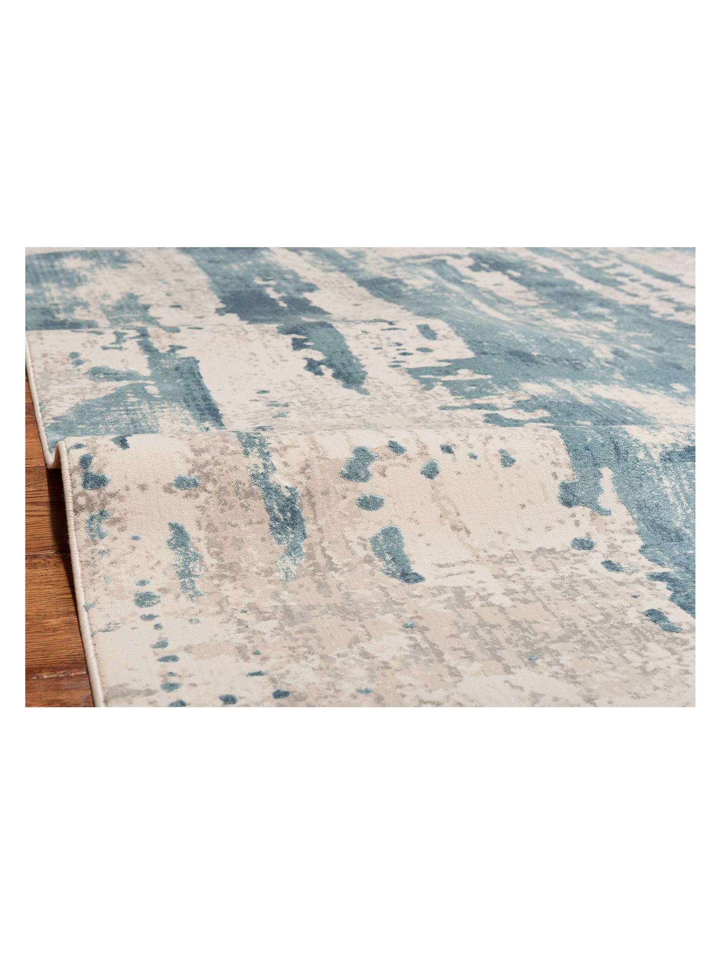 Palermo 130423 Blue Ivory 6.7x9.6 Machine Made Rug