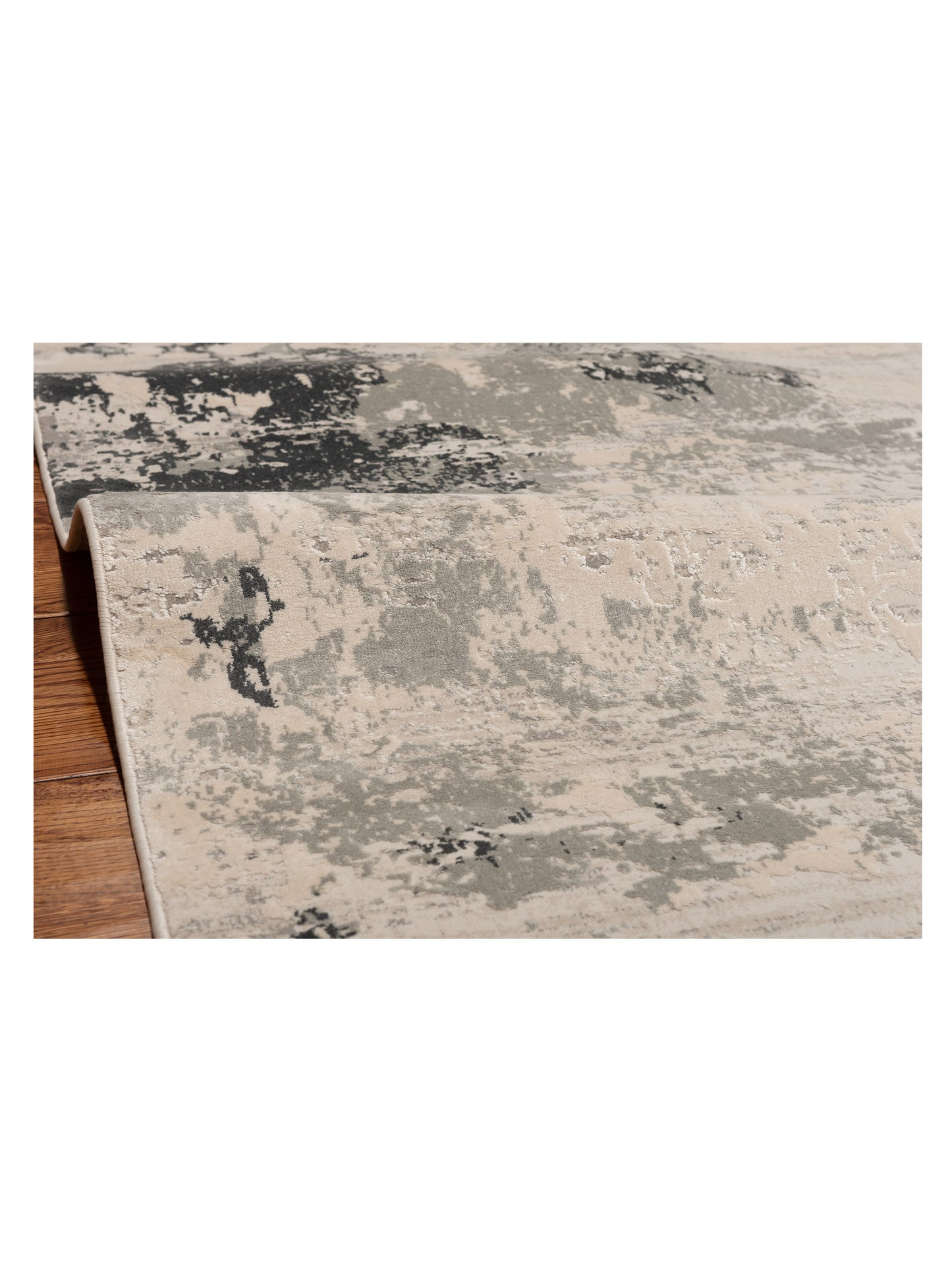 Palermo 130430 Ivory Gray 6.7x9.6 Machine Made Rug