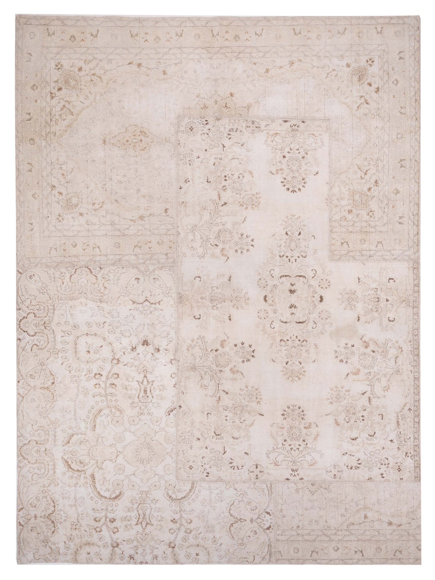 Pasha Turkish Vestige Patchwork Natural Contemporary