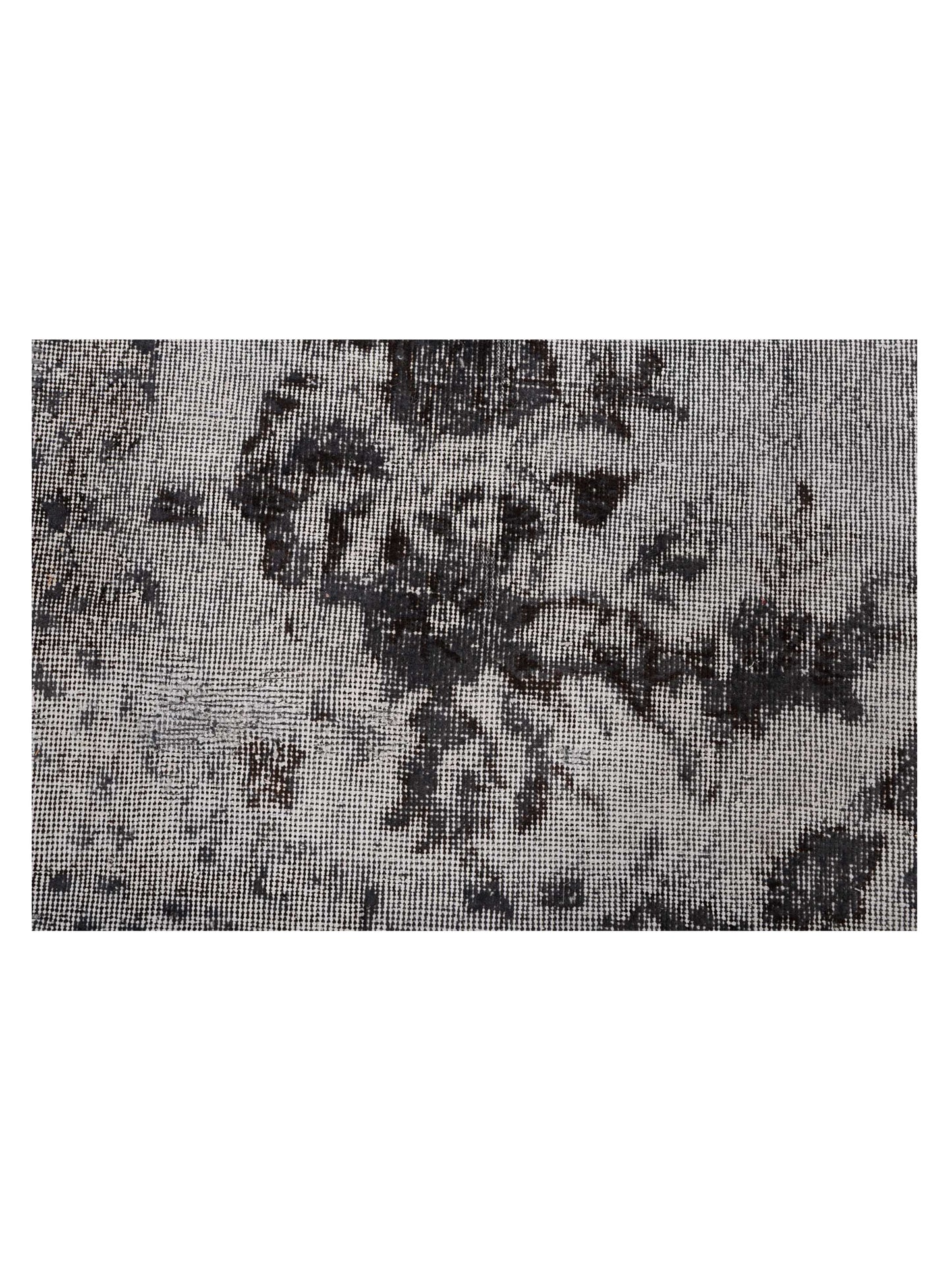 Turkish Vestige Patchwork 130953 Gray 11.5x15.6 Hand Knotted Rug