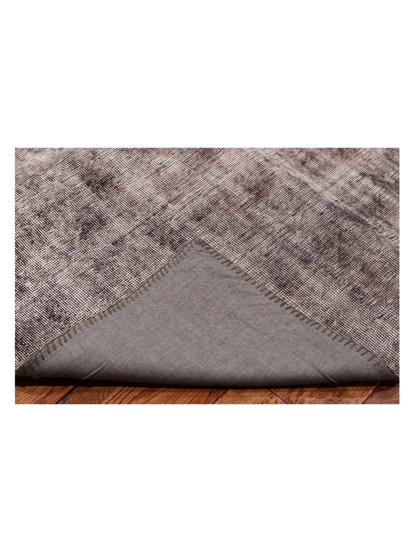Turkish Vestige Patchwork 130960 Dark Gray 9x12 Hand Knotted Rug