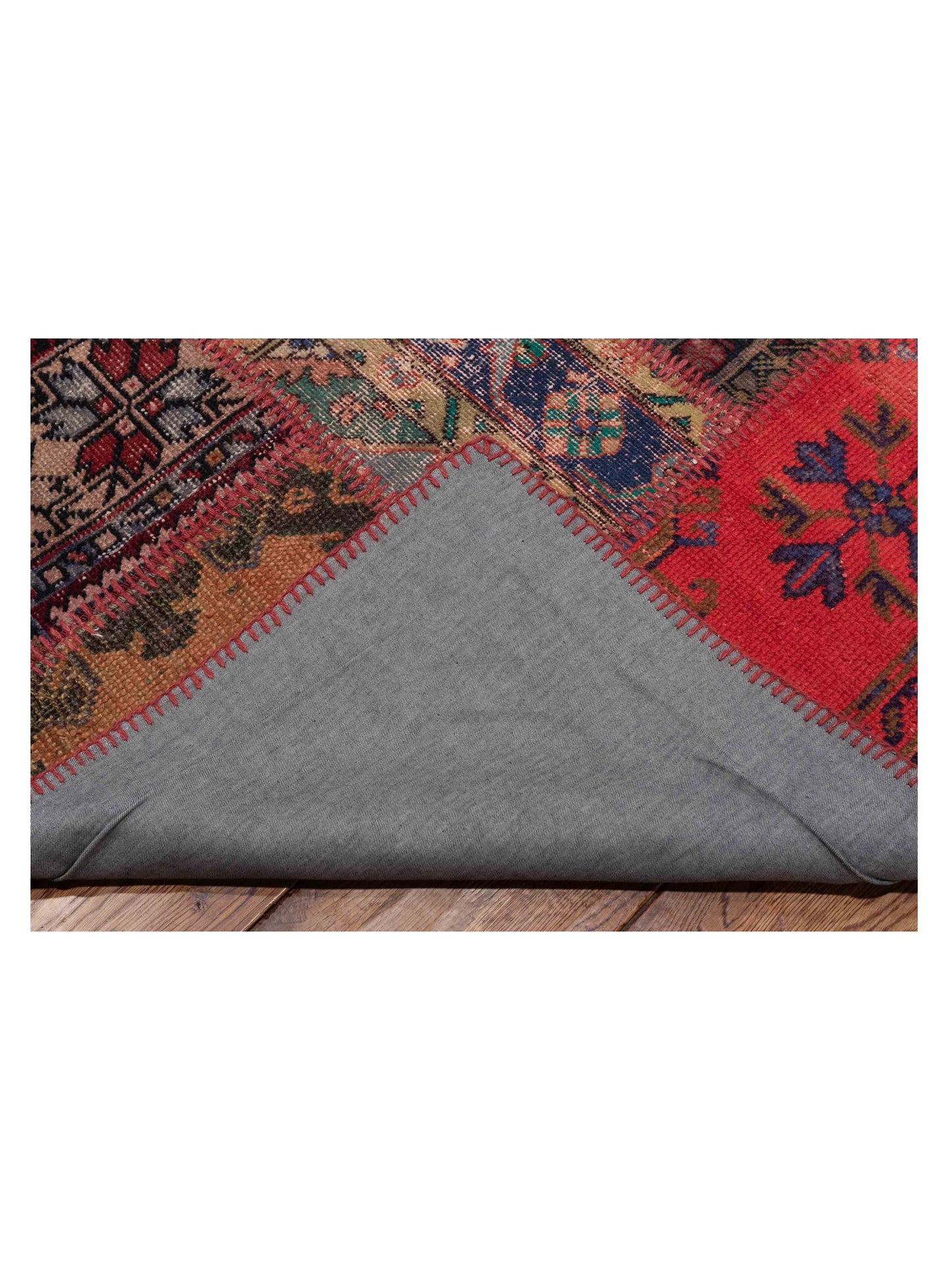 Turkish Vestige Patchwork 130975 Multi 9x12 Hand Knotted Rug