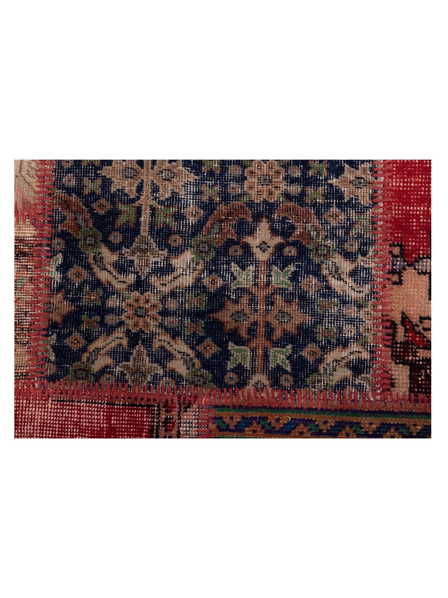 Turkish Vestige Patchwork 130975 Multi 9x12 Hand Knotted Rug