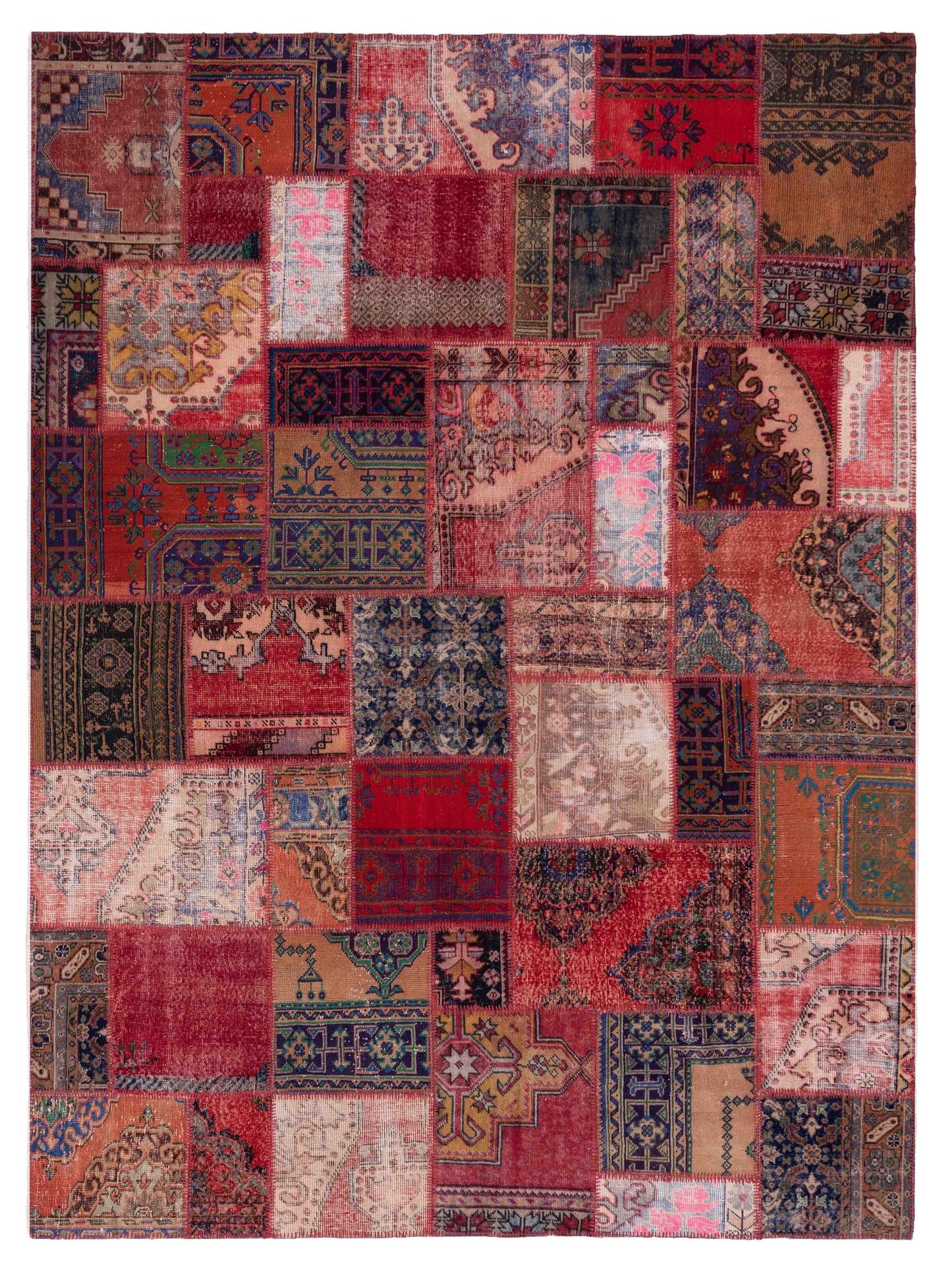 Pasha Turkish Vestige Patchwork Multi Contemporary