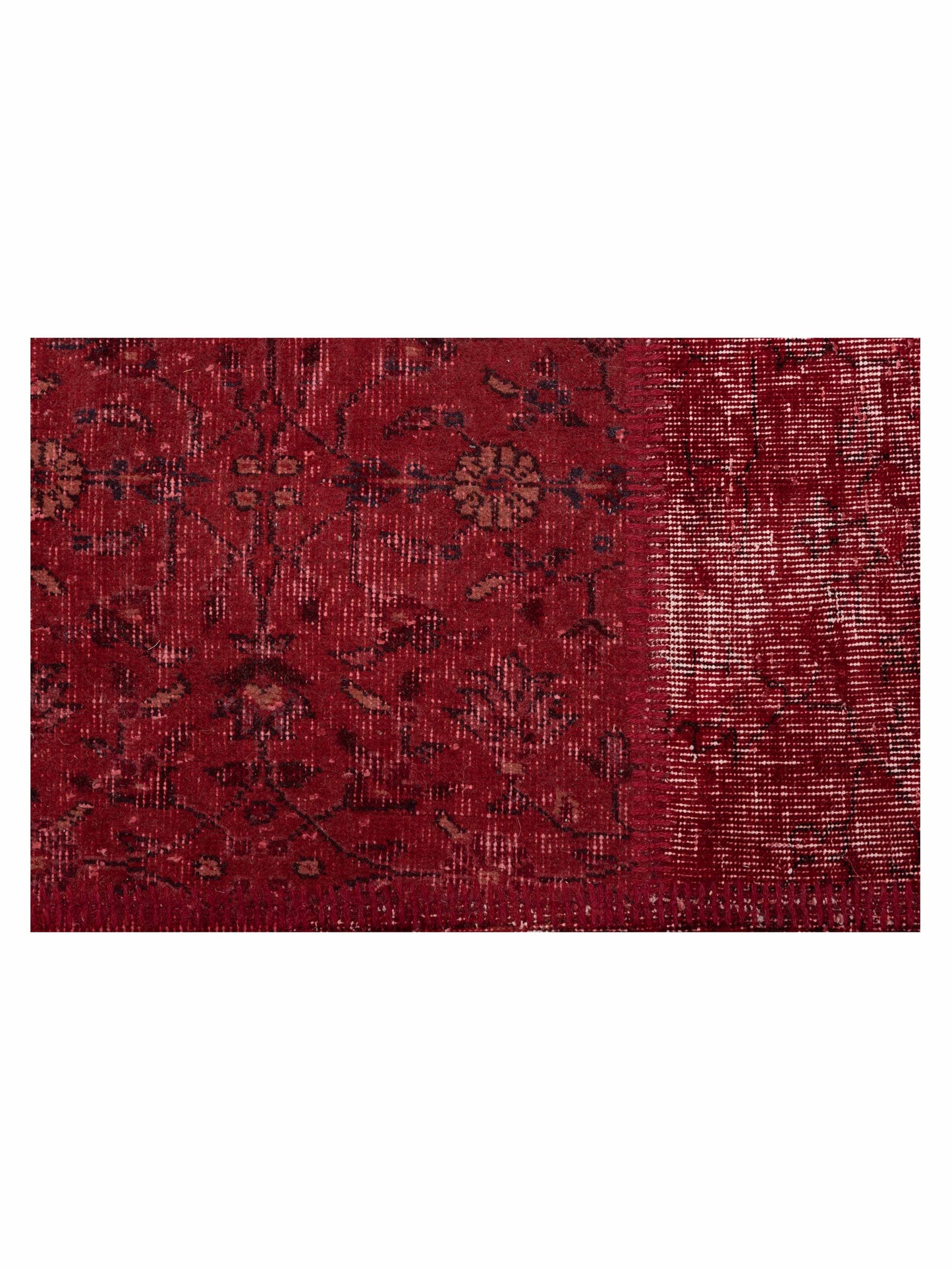 Turkish Vestige Patchwork 130994 Red 9x12 Hand Knotted Rug