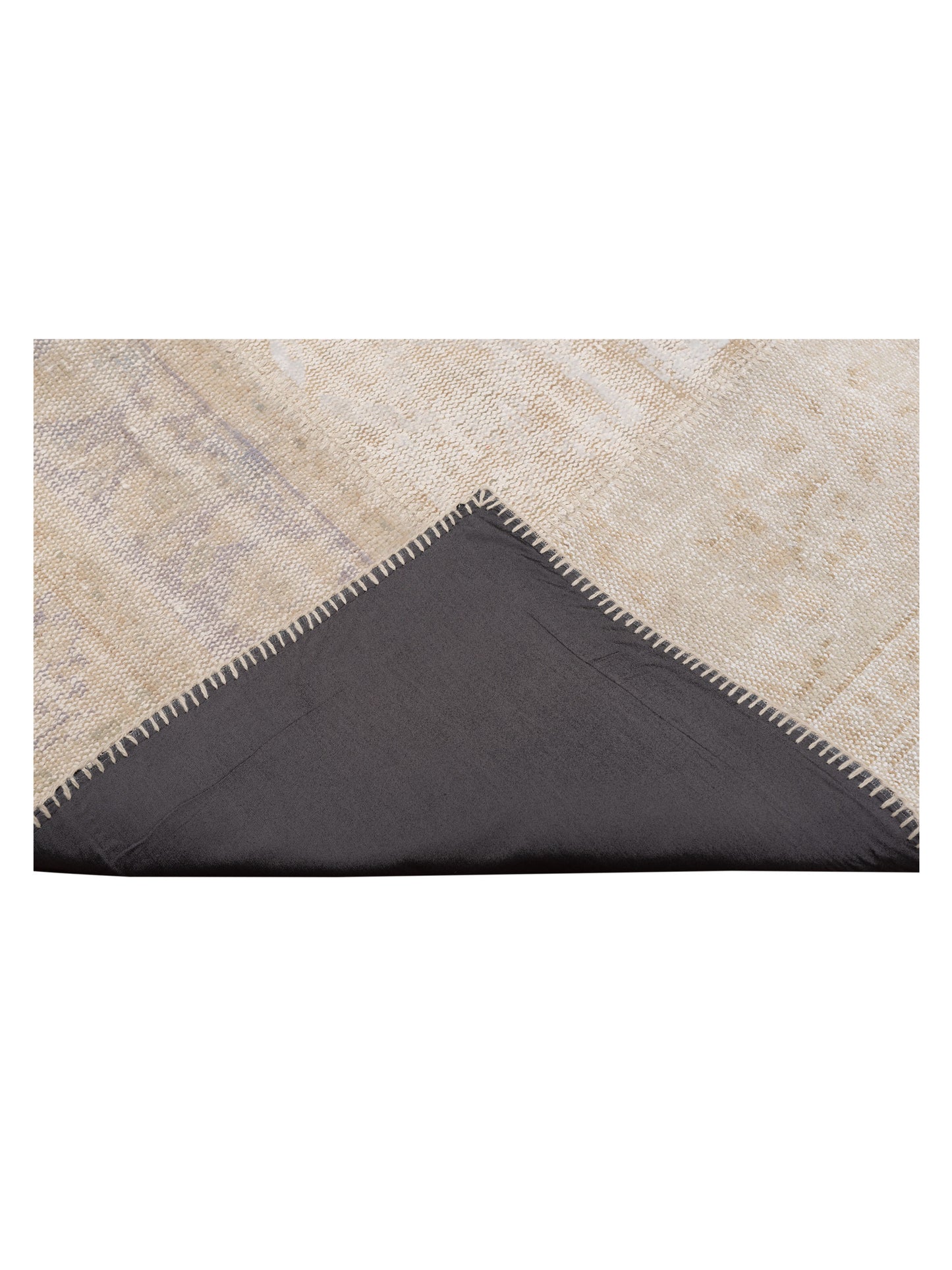 Turkish Vestige Patchwork 131007 Natural 9.10x13.1 Hand Knotted Rug