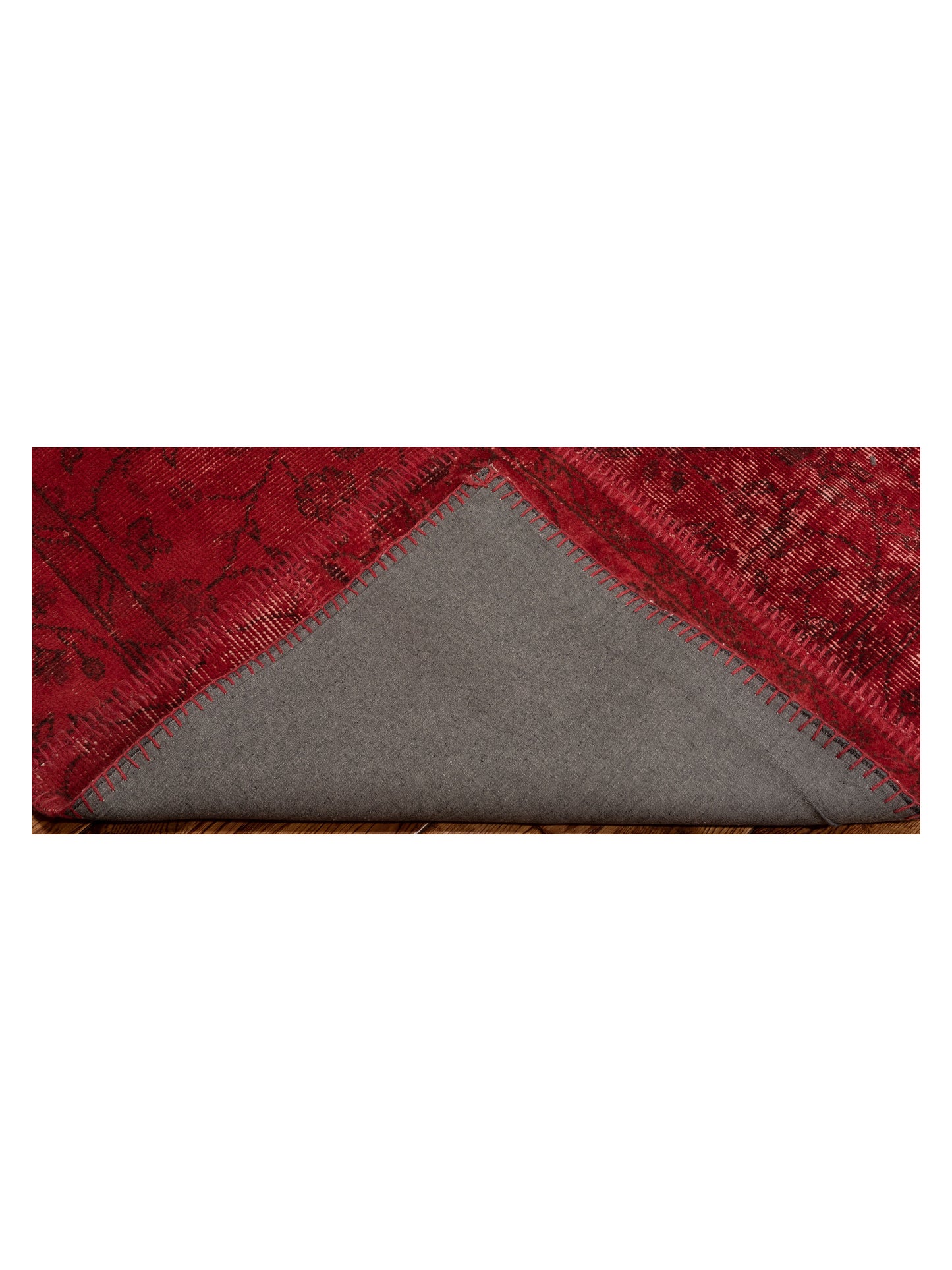 Turkish Vestige Patchwork 131015 Red 8.10x11.9 Hand Knotted Rug