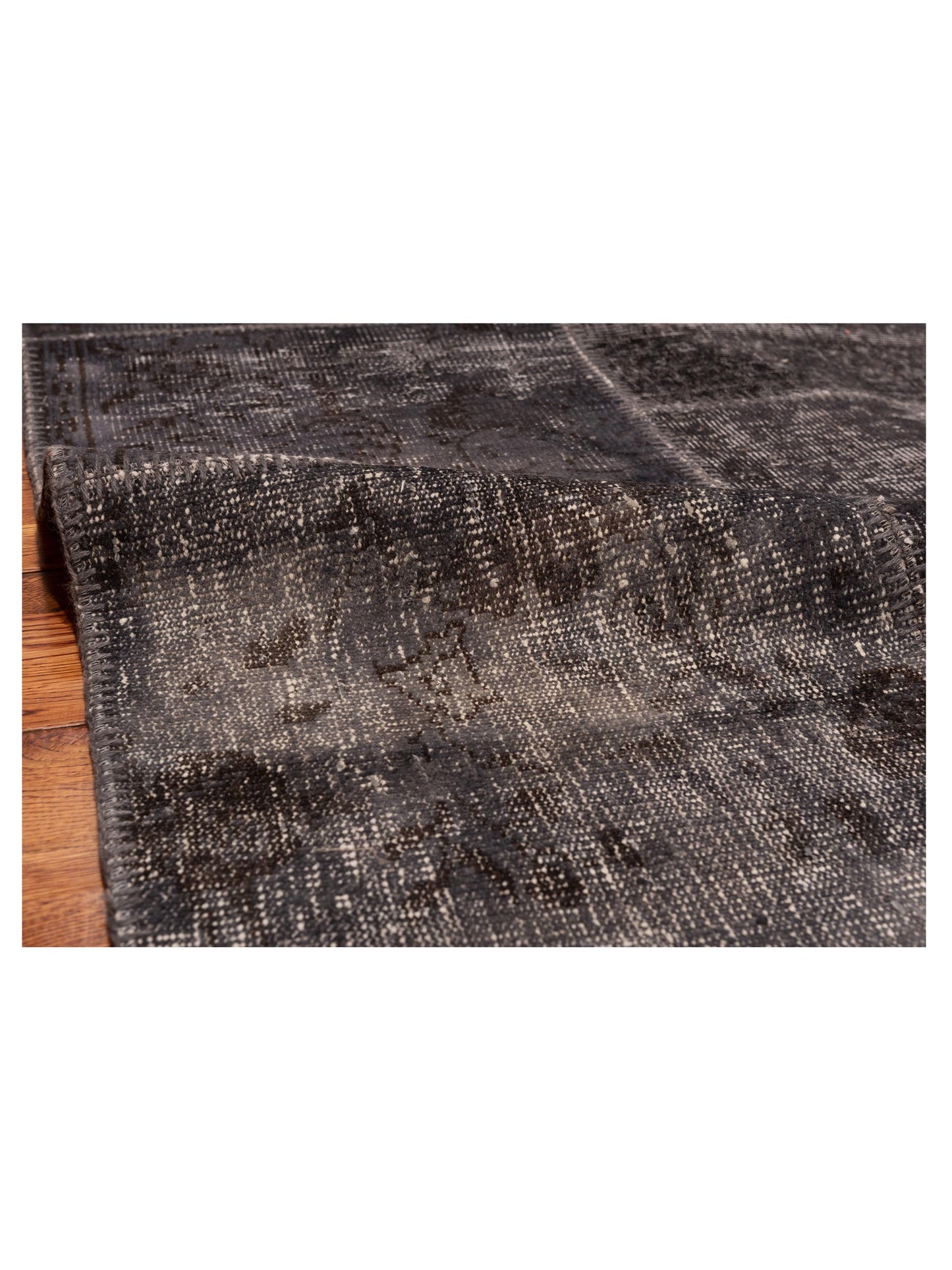 Turkish Vestige Patchwork 131022 Charcoal 5x8 Hand Knotted Rug