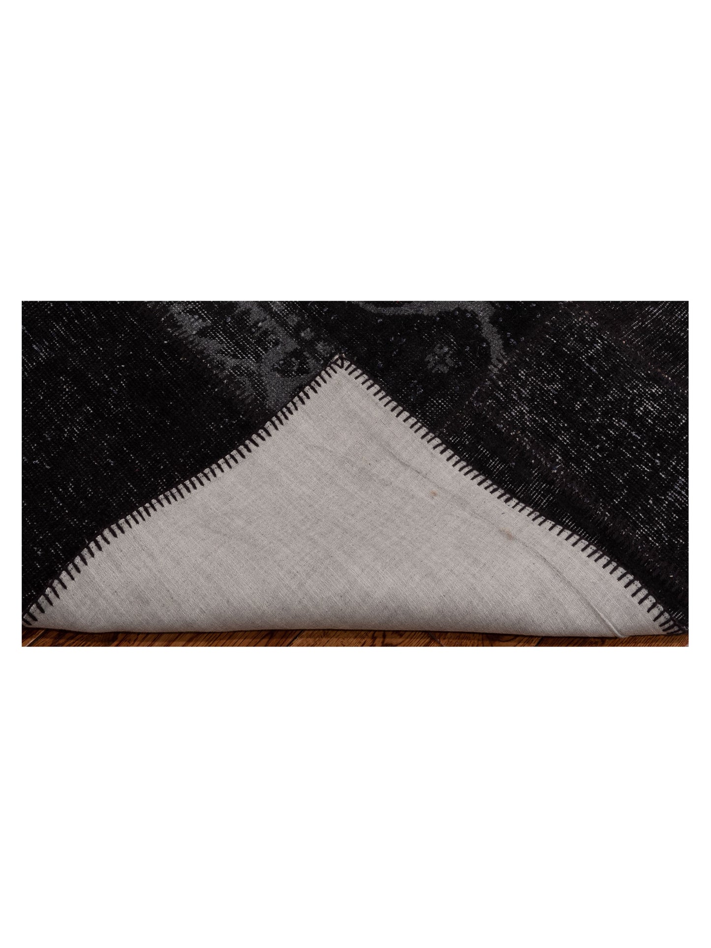 Turkish Vestige Patchwork 131061 Black 3.11x5.11 Hand Knotted Rug