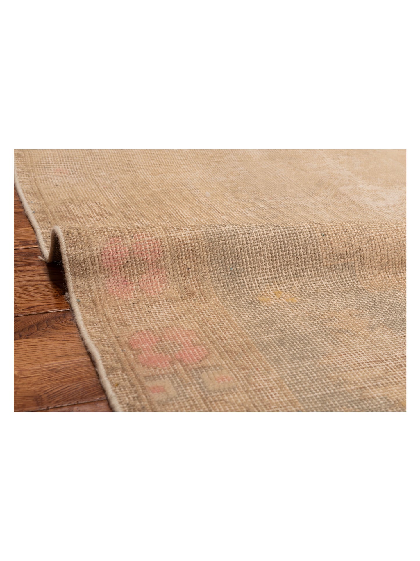 Old Anatolian 131134 Beige Green 4.1x8.5 Hand Knotted Rug