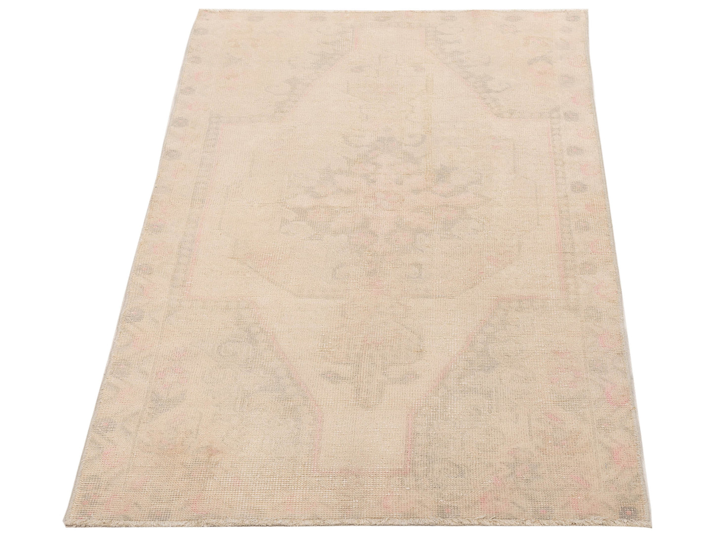 Old Anatolian 131272 Beige 4.7x7.1 Hand Knotted Rug