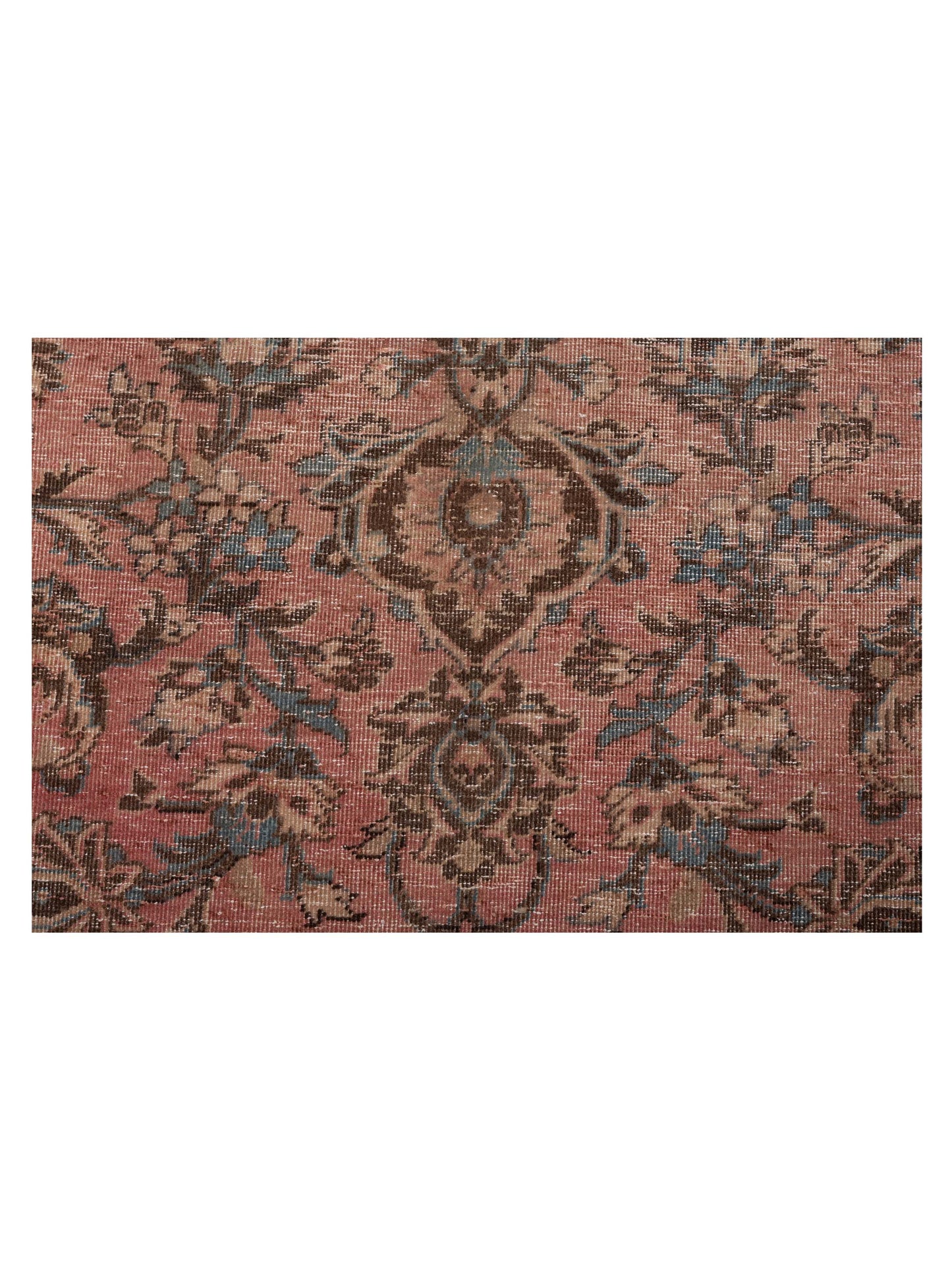 Antique Heirloom 133099 Pink Brown 9.7x12.6 Hand Knotted Rug