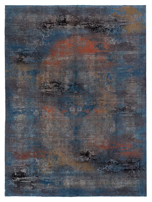 Pasha Vintage  Blue Gray Contemporary