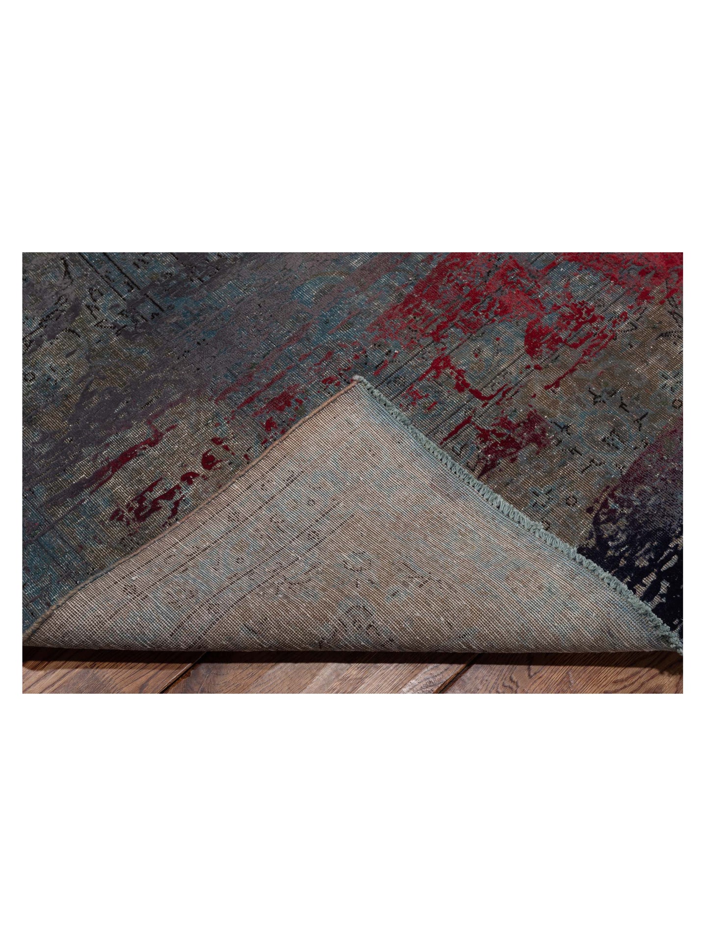 Vintage 133107 Multi 9.1x13.1 Hand Knotted Rug