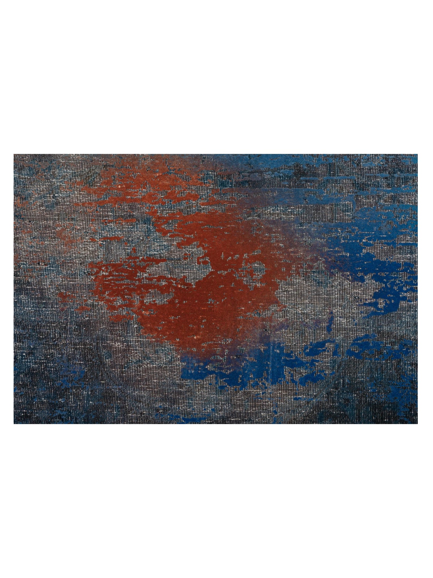 Vintage 133110 Blue Blue 9.9x13 Hand Knotted Rug