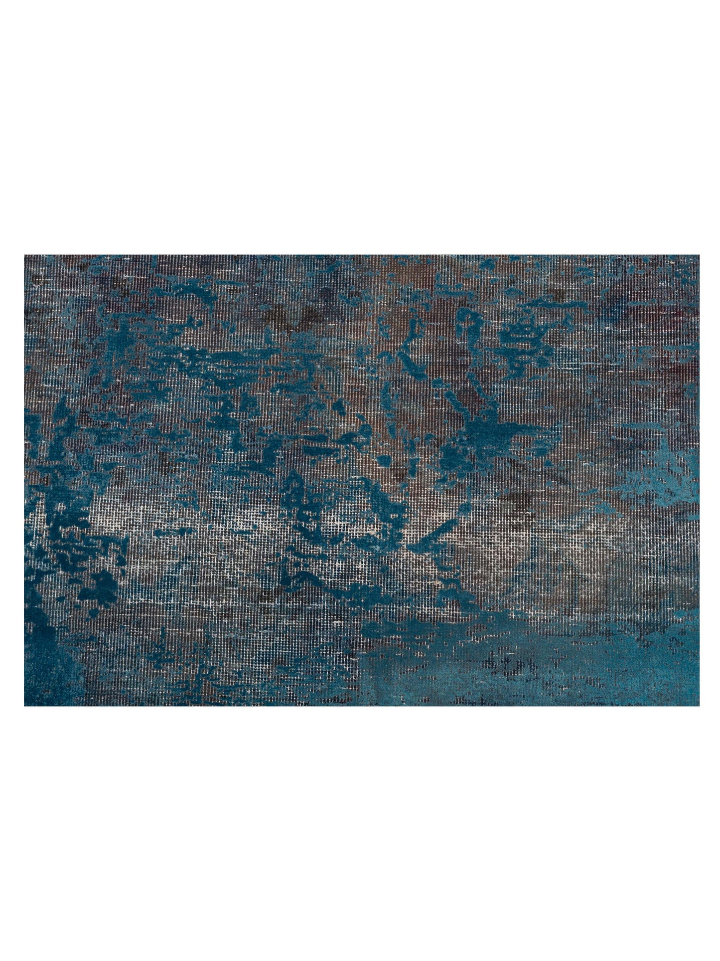 Vintage 133112 Blue 9.3x13.4 Hand Knotted Rug