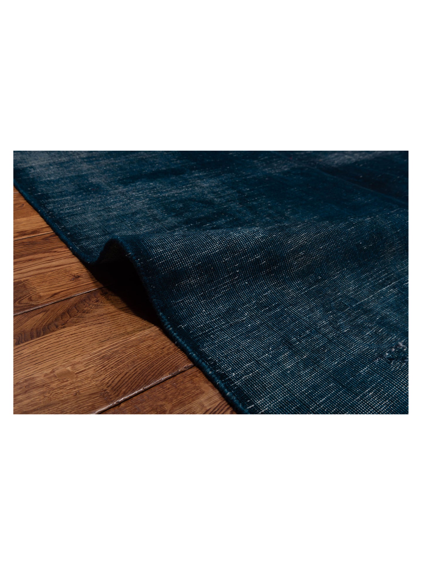 Vintage 133117 Indigo 9.6x13.2 Hand Knotted Rug