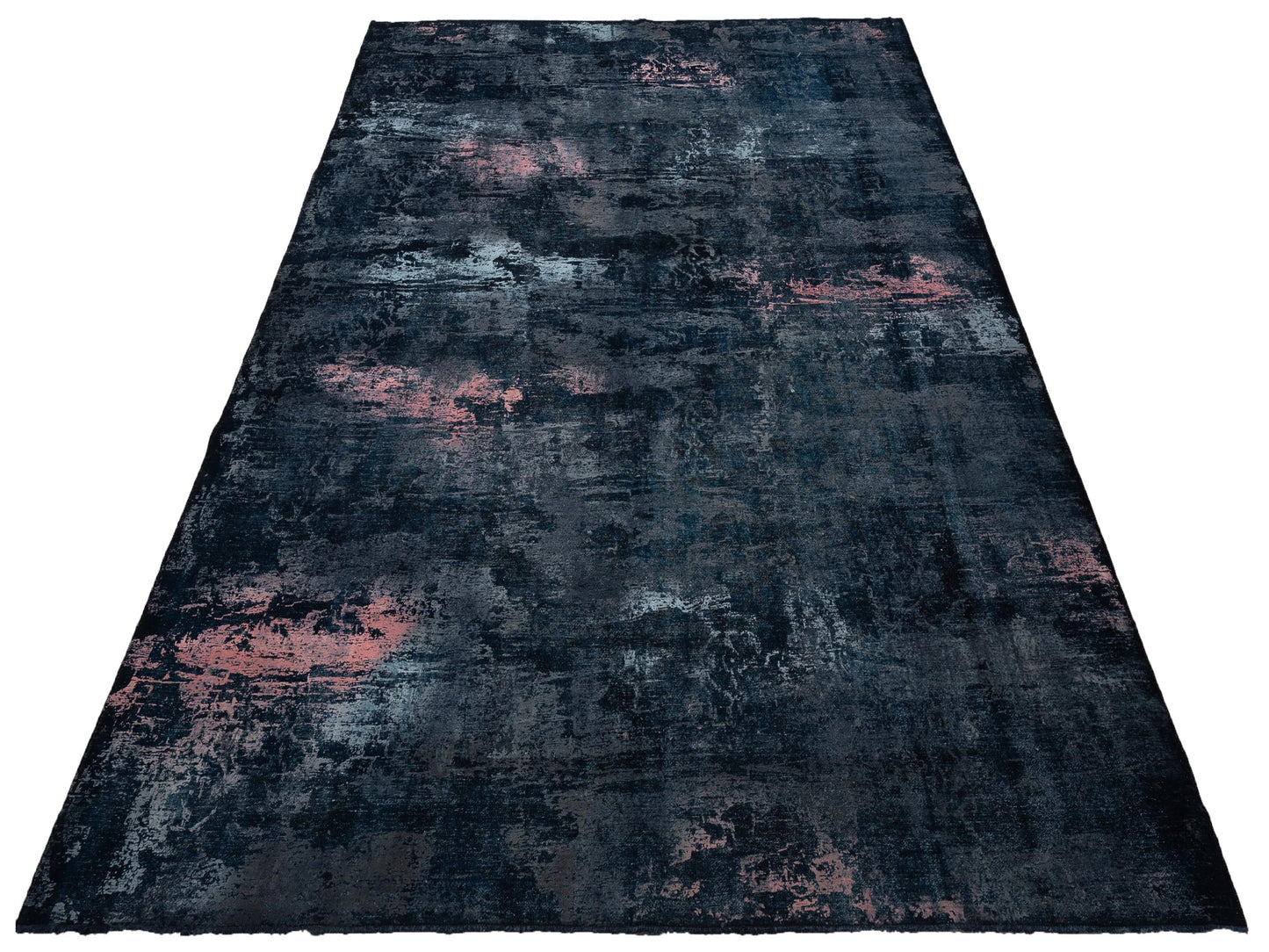 Vintage 133141 Indigo 10.2x13.2 Hand Knotted Rug