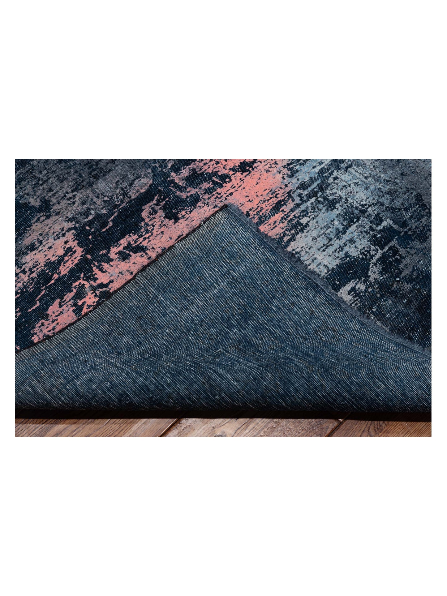 Vintage 133141 Indigo 10.2x13.2 Hand Knotted Rug