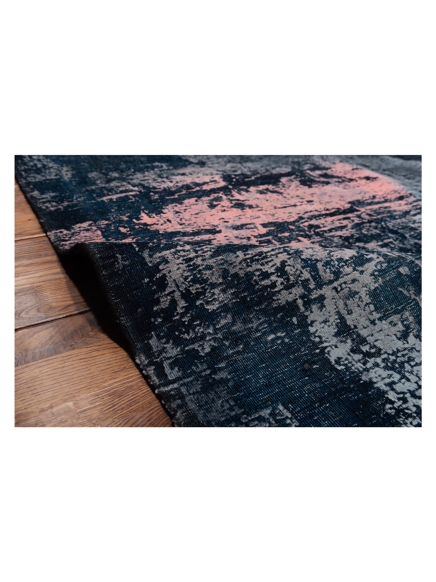 Vintage 133141 Indigo 10.2x13.2 Hand Knotted Rug