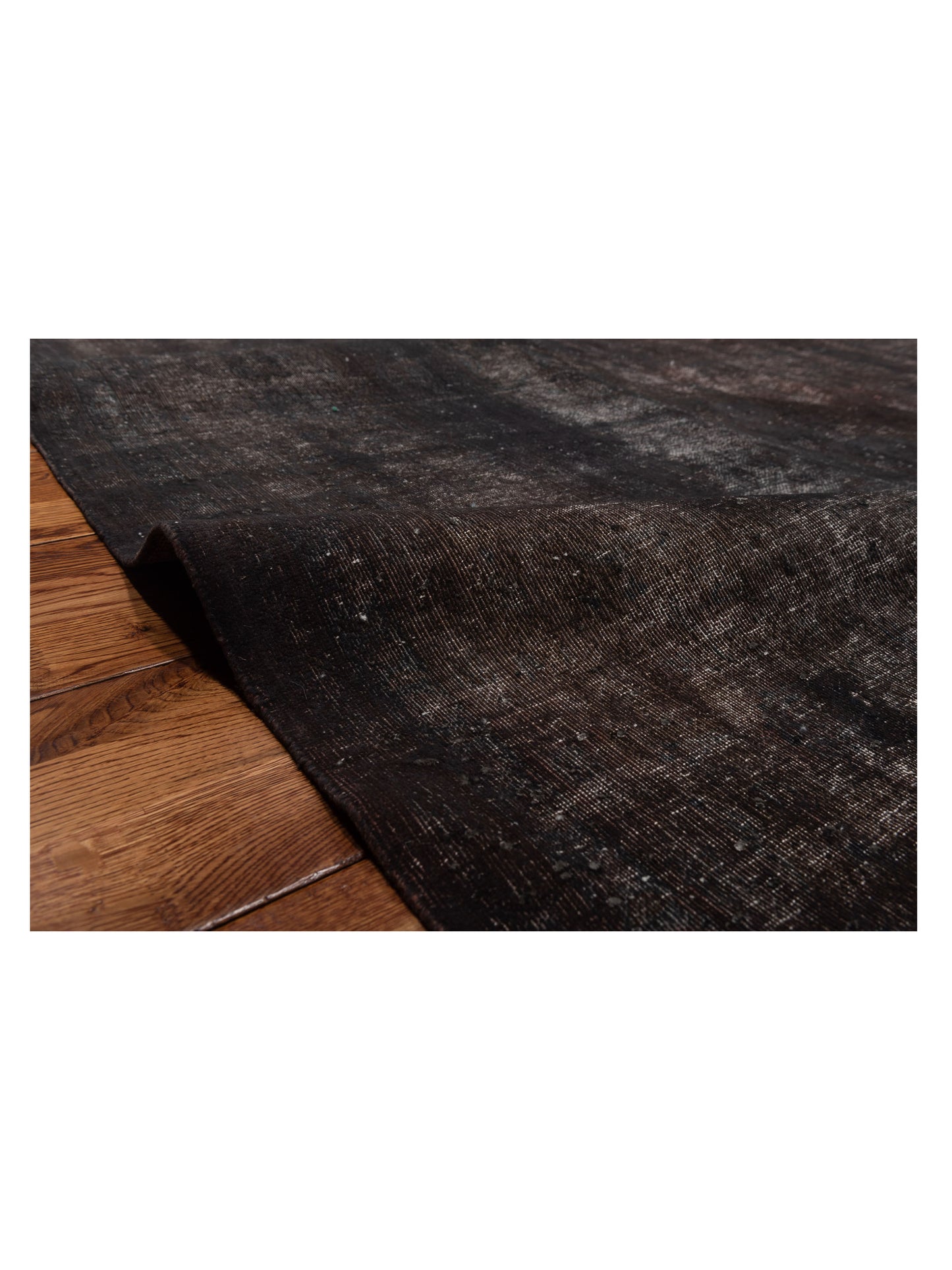 Vintage 133145 Dark Gray 9.8x13 Hand Knotted Rug